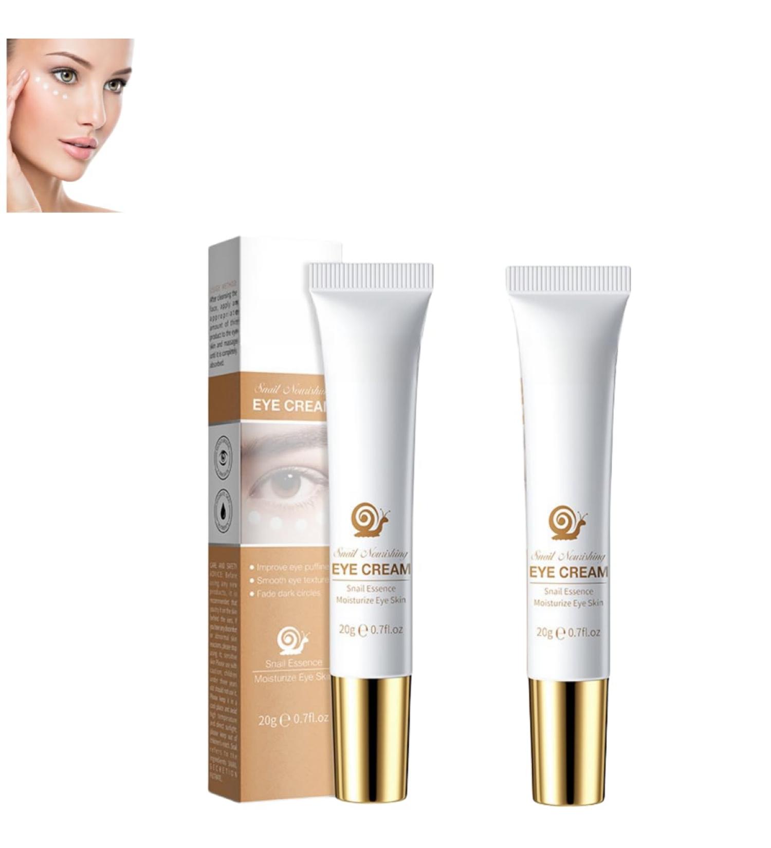 2024 New Radiant Eye Cream Infused with Snail Mucin Snail Mucin Eye Cream Moisturizing and Nourishing Eye Cream Anti-Wrinkle Eye Cream a - Buy Online on GoSupps.com