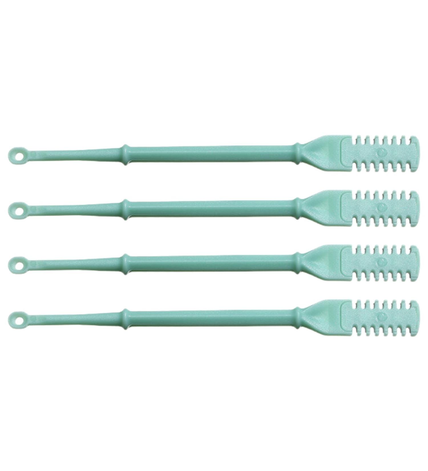 2-in-1 Manual Nose Hair Trimmer & Ear Picker | 360 Rotating Nasal Hair Cutter for Men & Women - Green - Buy Online on GoSupps.com