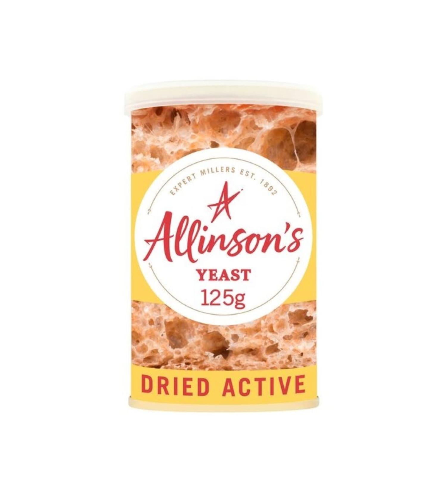 Allinson Dried Active Baking Yeast 125g