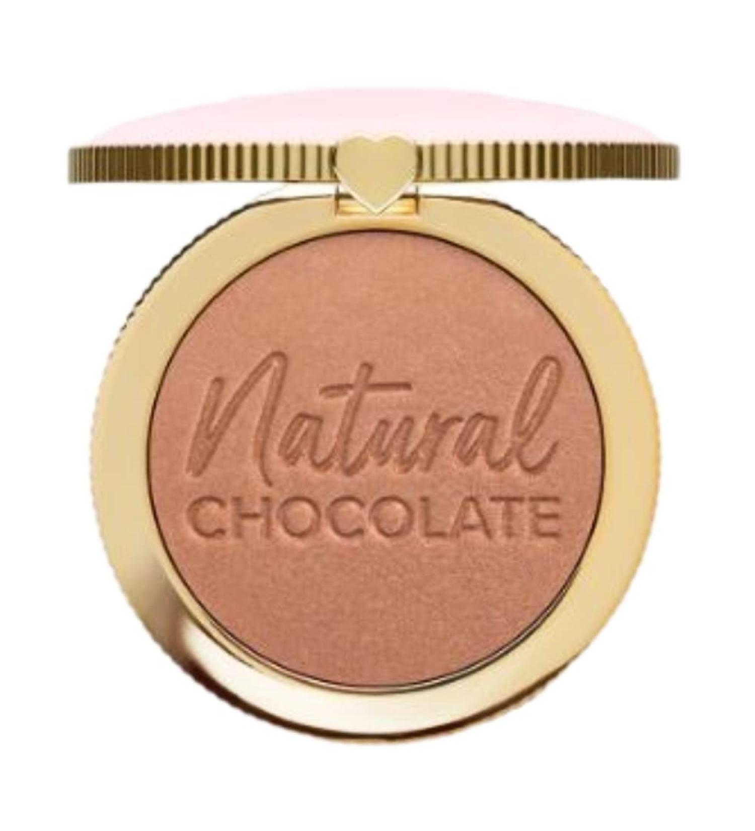 Too Faced Chocolate Soleil Natural Chocolate Cocoa Infused Healthy Glow Bronzer - Golden Cocoa (Light Golden Bronze)