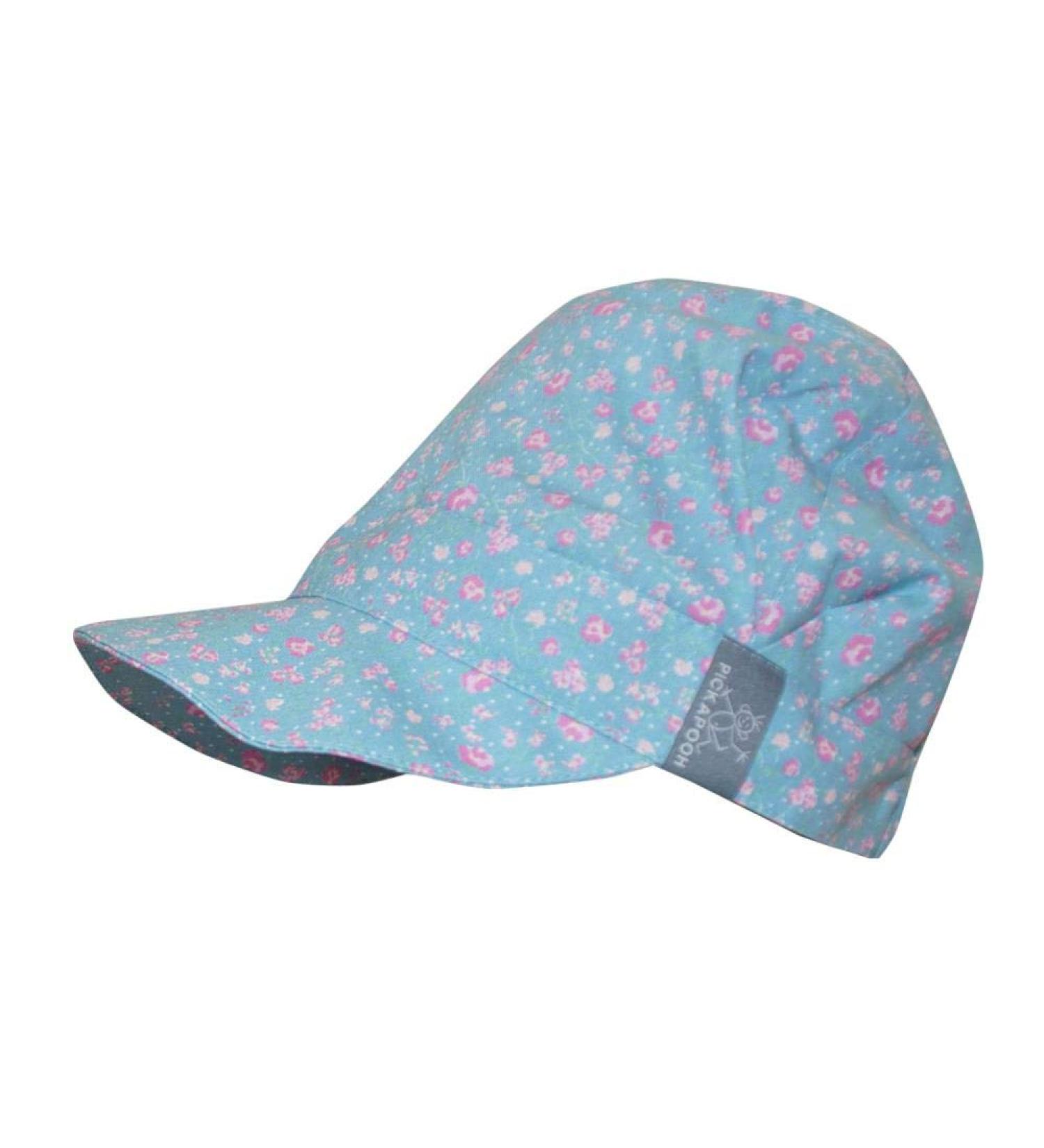 PICKAPOOH Peaked Cap Rico for Children - Organic Cotton 48 Flower Pink | Eco-Friendly Kids' Hat - Buy Online on GoSupps.com
