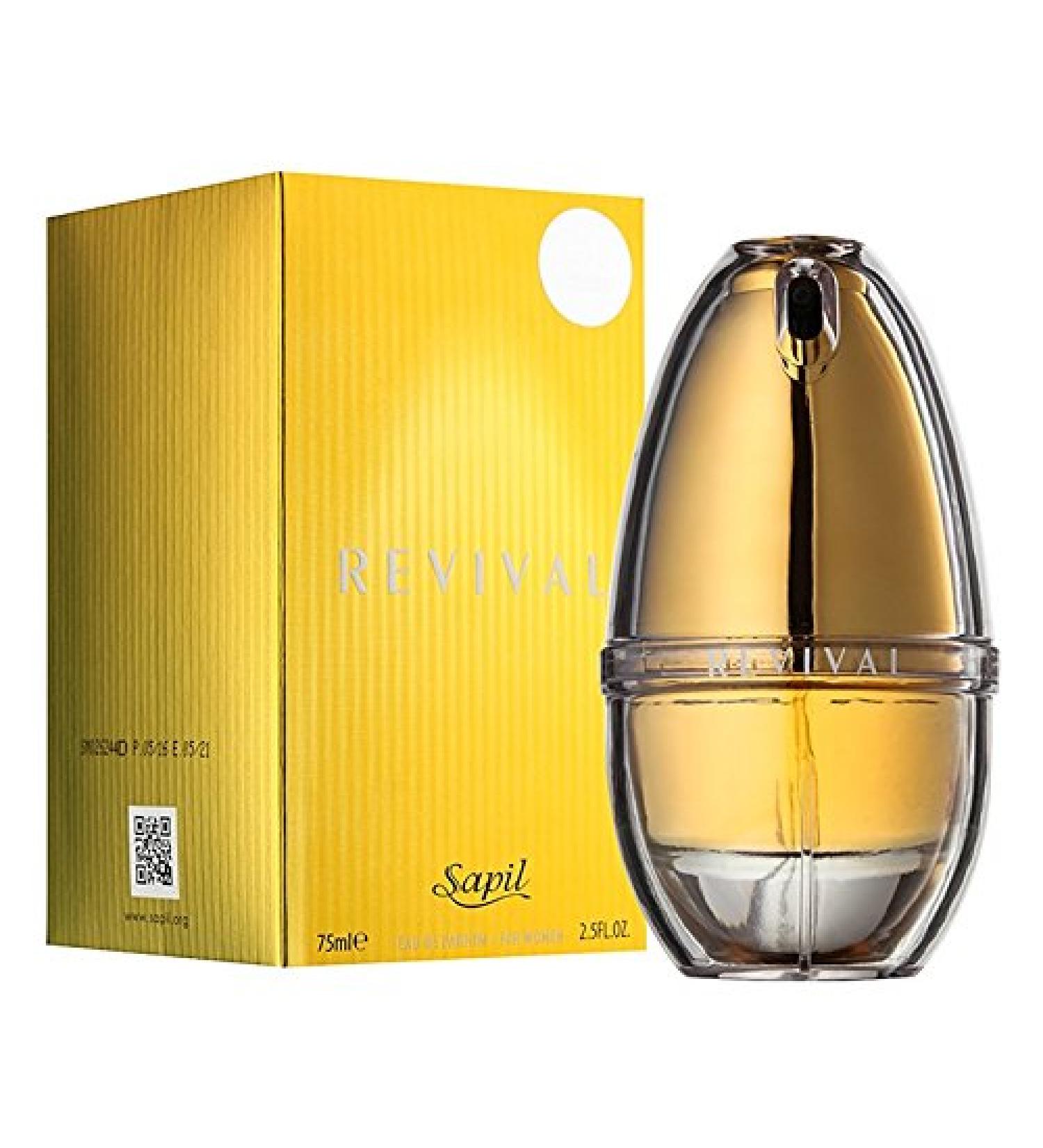 Revival for Women EDP - 75 ML (2.5 oz)| Fragrance Features Top Notes of Freesia and May Rose and Base Notes of Wood Ambrosia Patchouli Vanilla |Long Lasting Scent| by Sapil - Buy Online on GoSupps.com