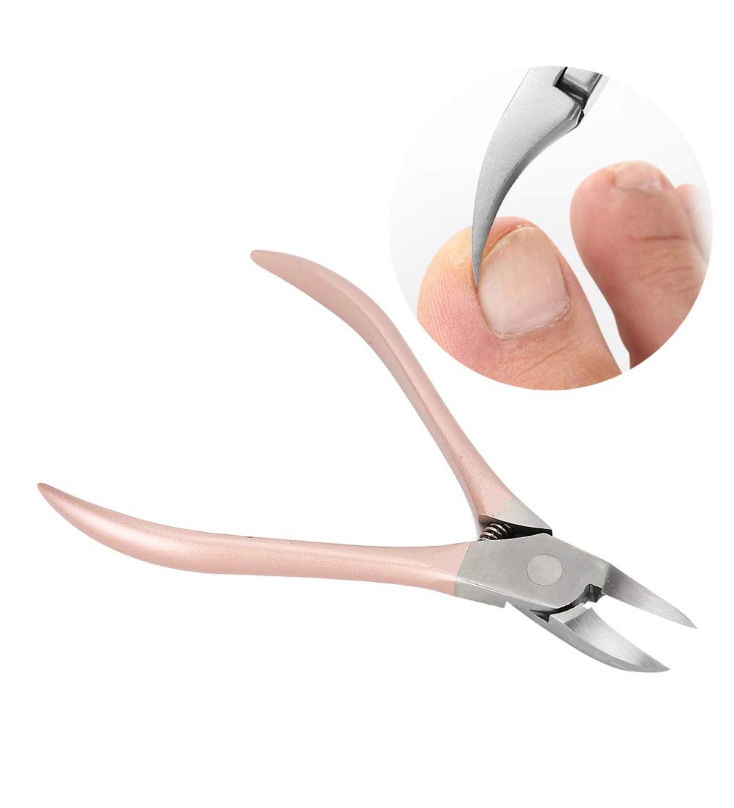 Professional Stainless Steel Nail Clipper Cutter for Thick Hard Nails Onychomycosis Paronychia with Mortise and Tenon Joint Structure Rose Gold Color (-1414200004111) YUYTEmcvdxeu2yh-11 - Buy Online on GoSupps.com