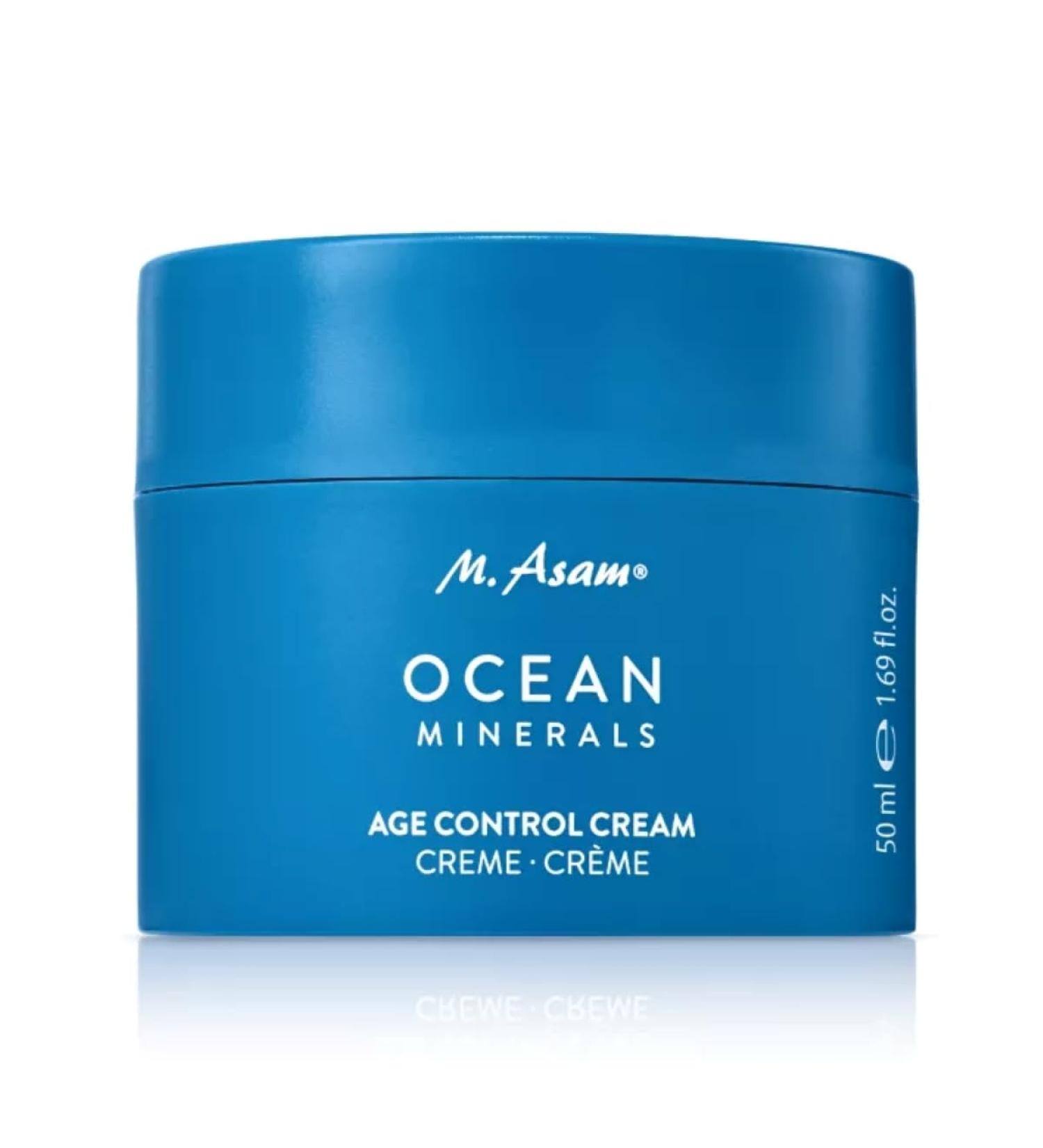 M. Asam OCEAN MINERALS Age Control Cream 24 h (50 ml) Regenerating face cream with marine active ingredients visibly erases and fills wrinkles and fine lines intensely hydrates and leaves the complexion rested - Buy Online on GoSupps.com