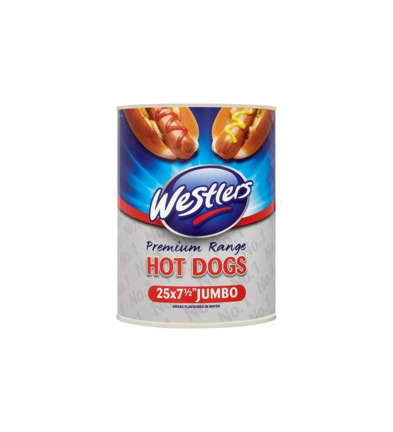 Westlers Premium Range 25 Jumbo Hot Dogs