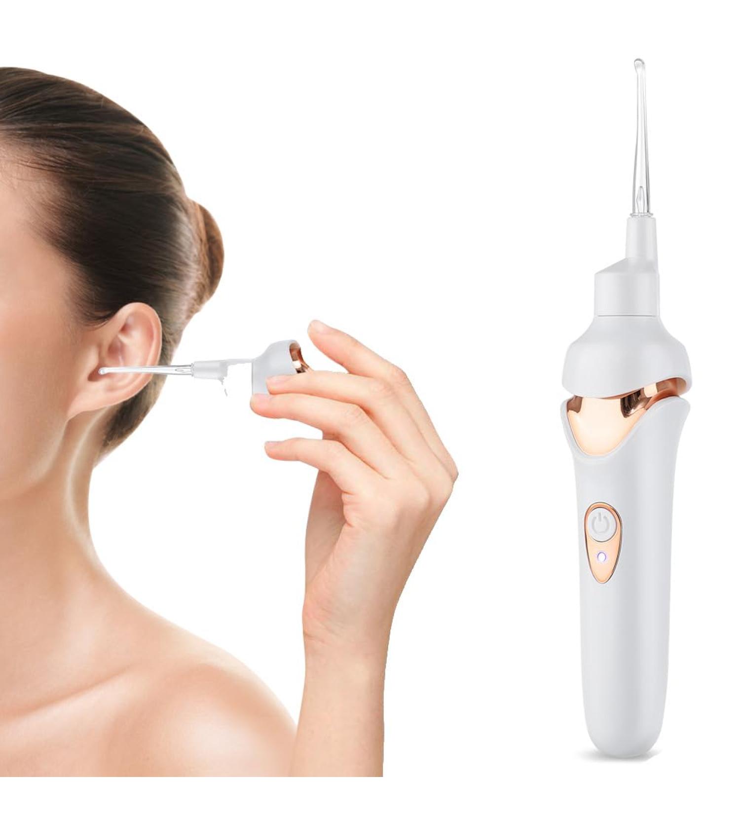 Renyqatt Electric Light Ear Removal Device - LED Visual Ear Suction & Cleaning Tool - Buy Online on GoSupps.com