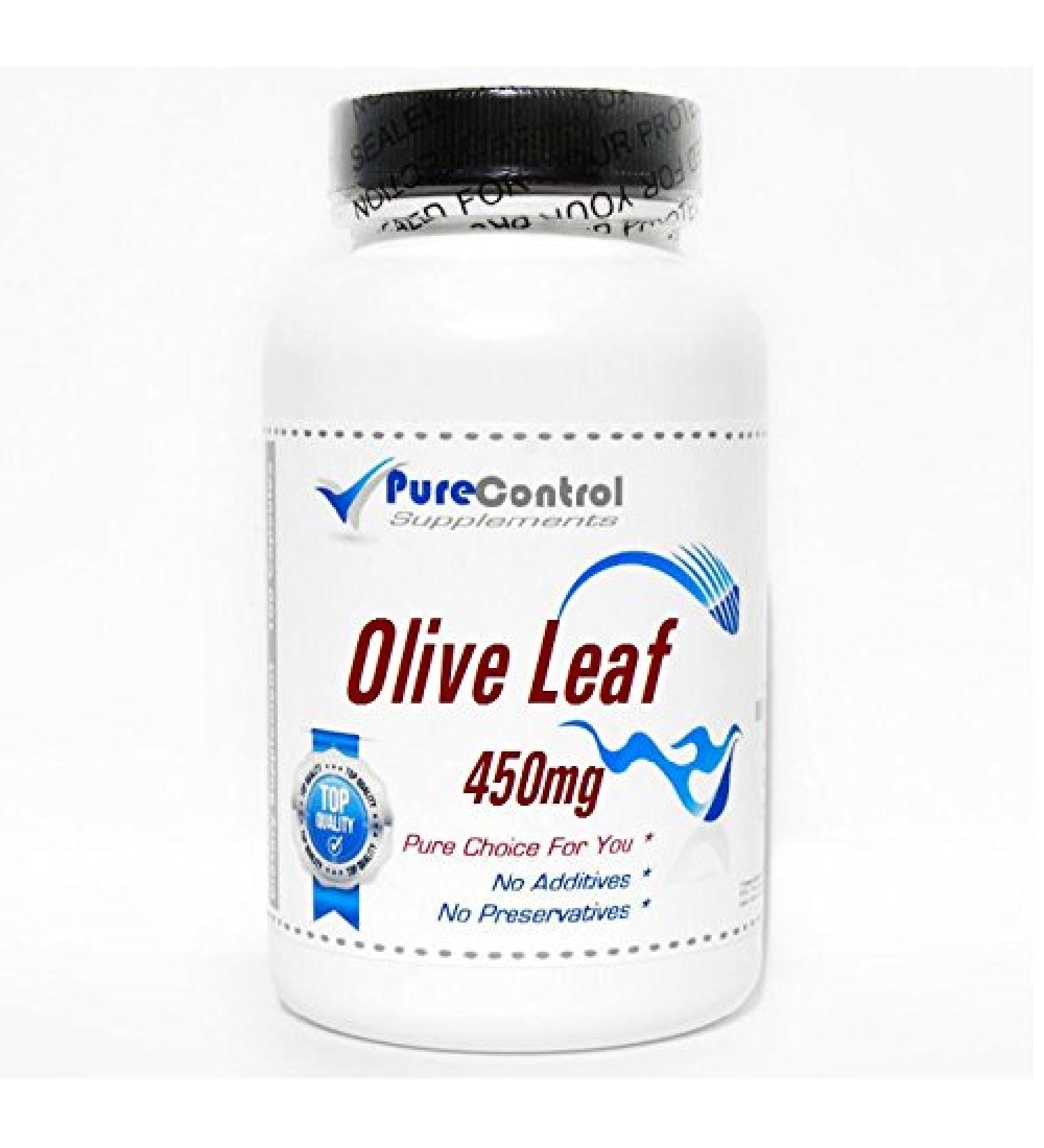 Olive Leaf 450mg // 200 Capsules // Pure // by PureControl Supplements