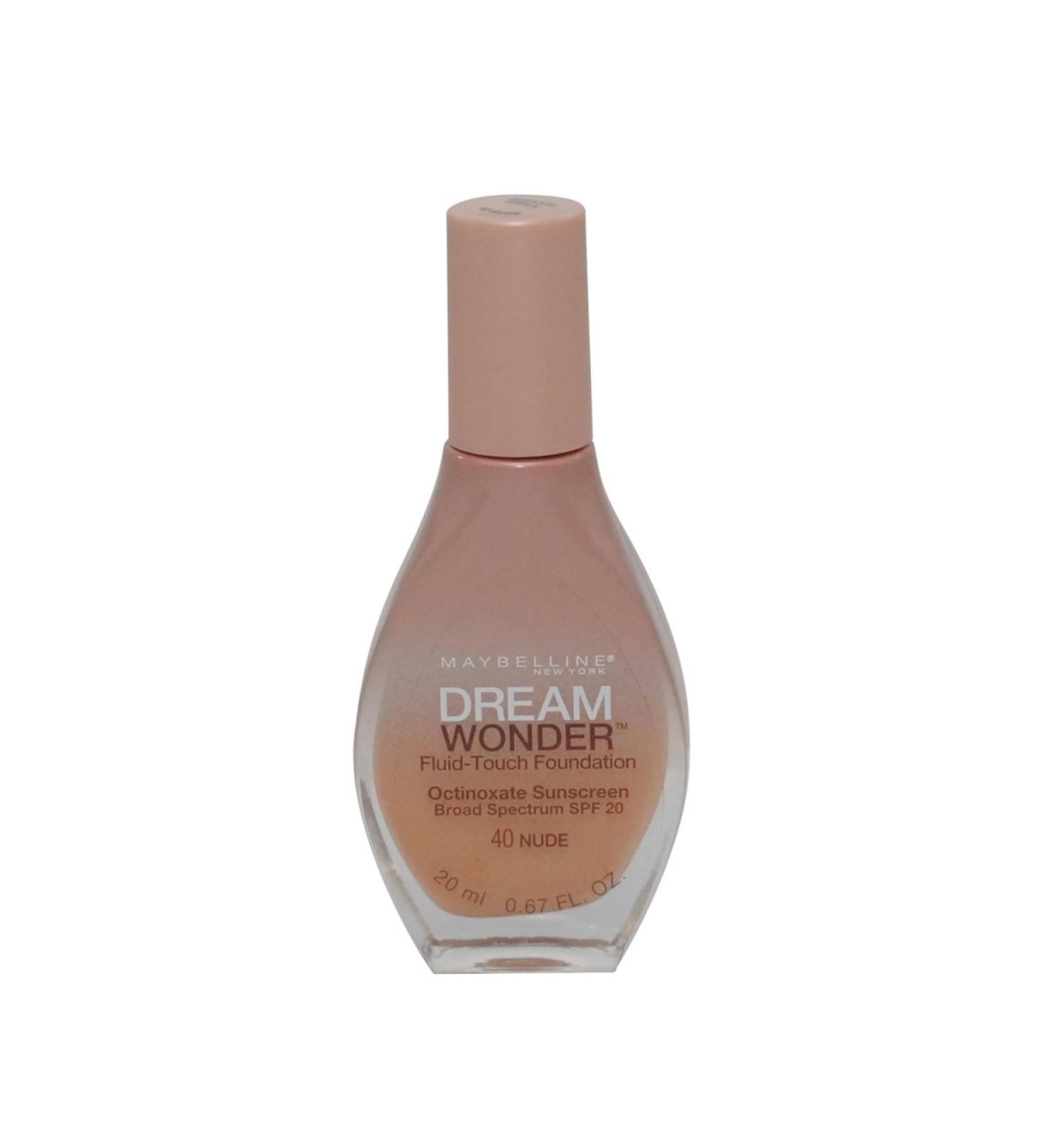 3 Pack- Maybelline Dream Wonder Fluid-Touch Foundation 40 Nude