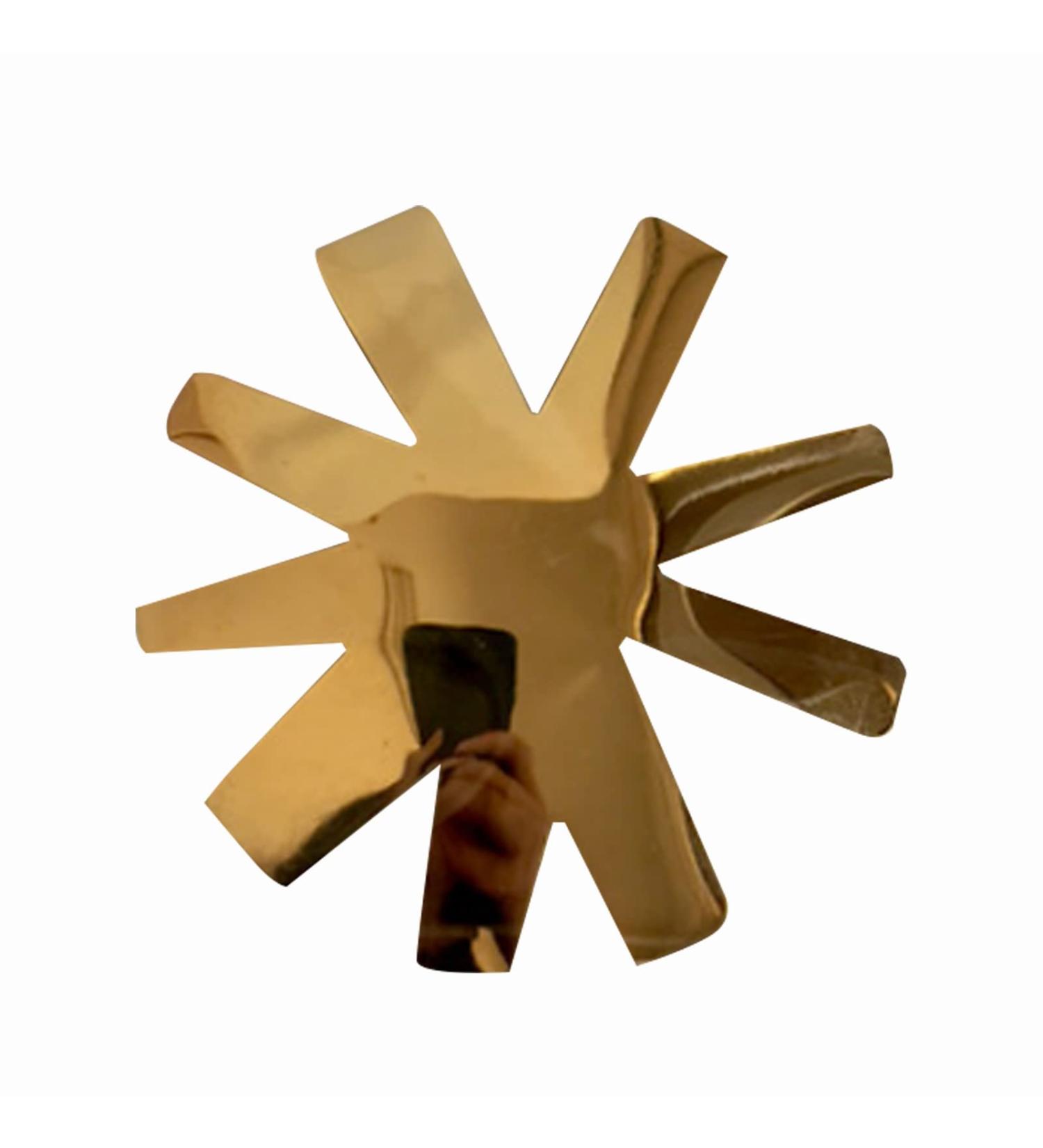 Nail Drill Plate Reusable DIY Stainless Steel DIY Nail Drill Plate for Salon Golden