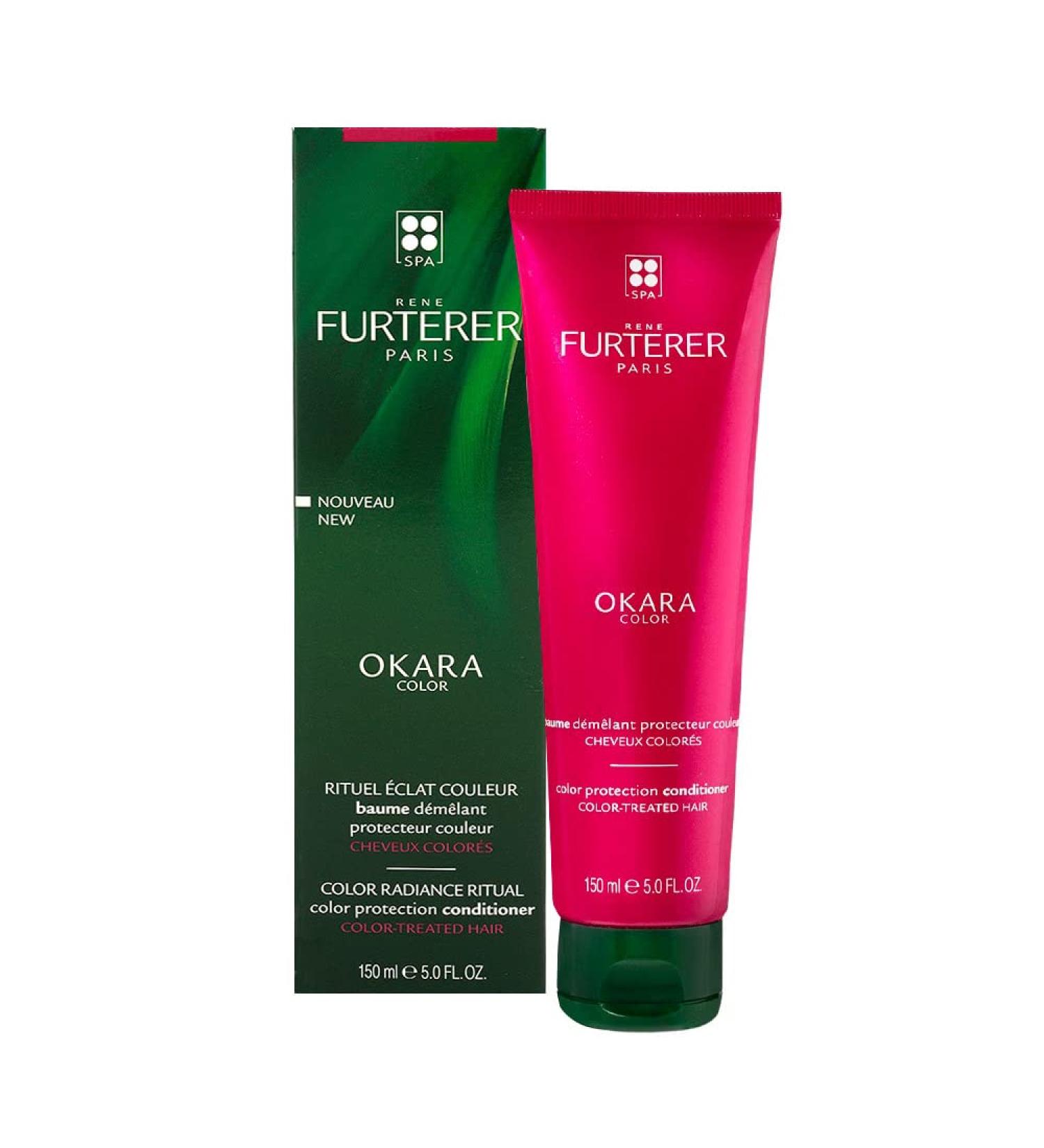 Ren  Furterer OKARA COLOR Color Protection Conditioner - Safe for Color-Treated Hair - Gentle - Sulfate & Paraben-Free 5 Fl Oz (Pack of 1)