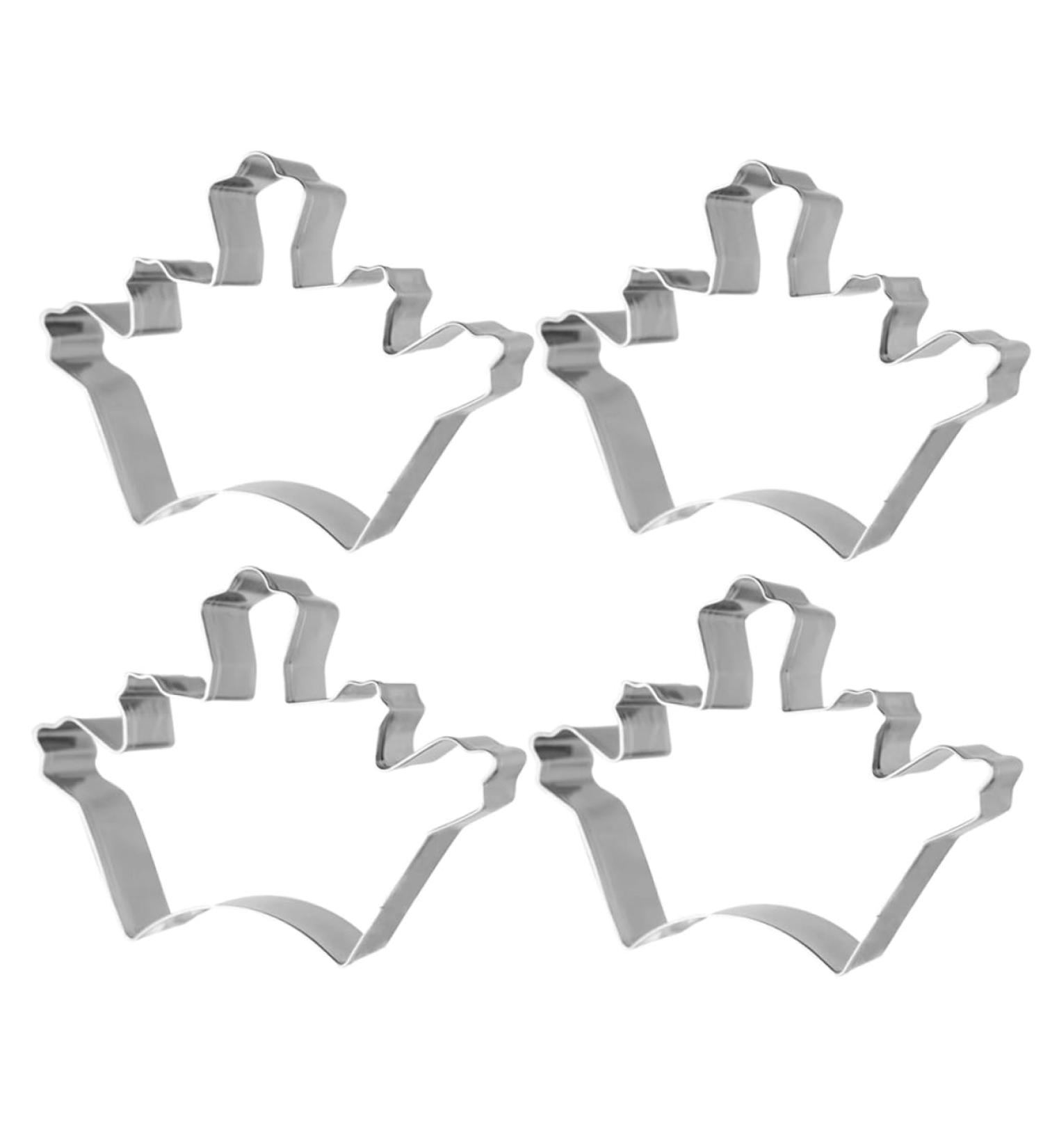 4pcs Baking Molds Stainless Steel Molds Anti-Rust Molds Easy to Clean Molds Cake Molds Cookie Molds Crown Mold Cookie Molds Crown Shape Molds Fashion Biscuit Mold Utensils - Buy Online on GoSupps.com