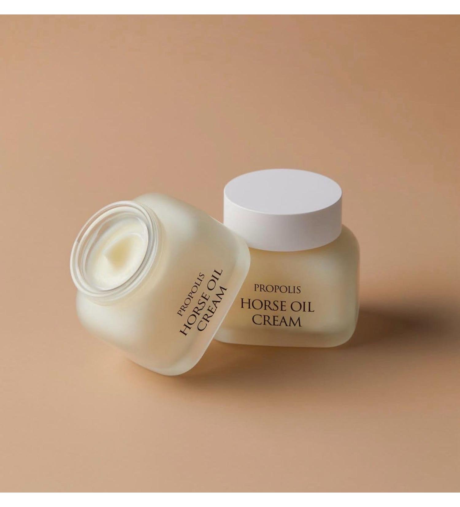 CHARMZONE Propolis Horse Oil Cream 50ml / 1.69 fl oz Intense Moisture & Firming for Dry Sensitive Skin Korean Face Cream with Royal Jelly - Buy Online on GoSupps.com