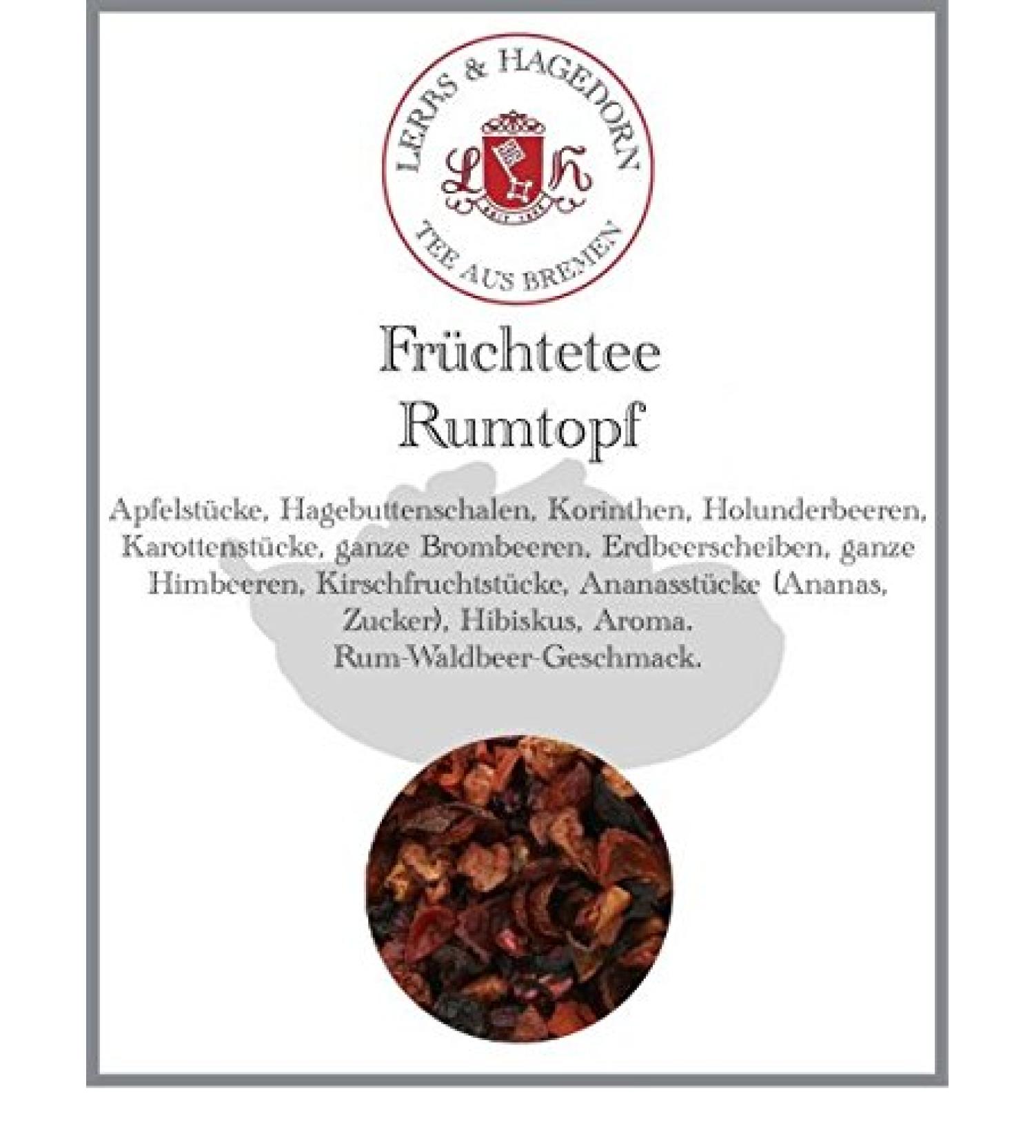  Lerbs & Hagedorn Lerbs & Hagedorn Fruit Tea Rum Jar Rum Berry Flavour 1 kg (approx. 50 litres) Apple Rosehip Parts Corinth - Buy Online on GoSupps.com