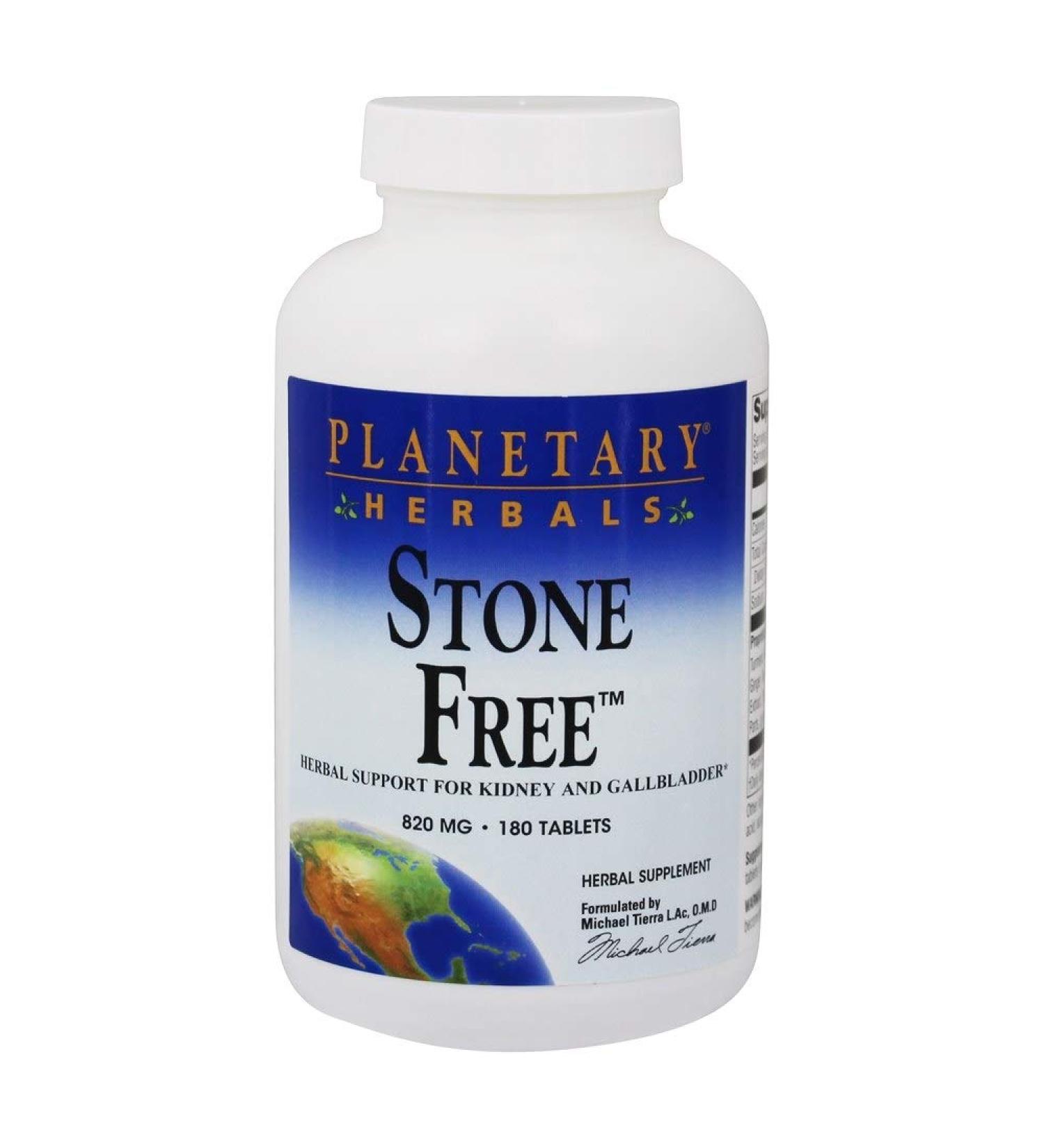 Planetary Herbals Stone Free 820 Milligrams 180 Tabs - Buy Online on GoSupps.com