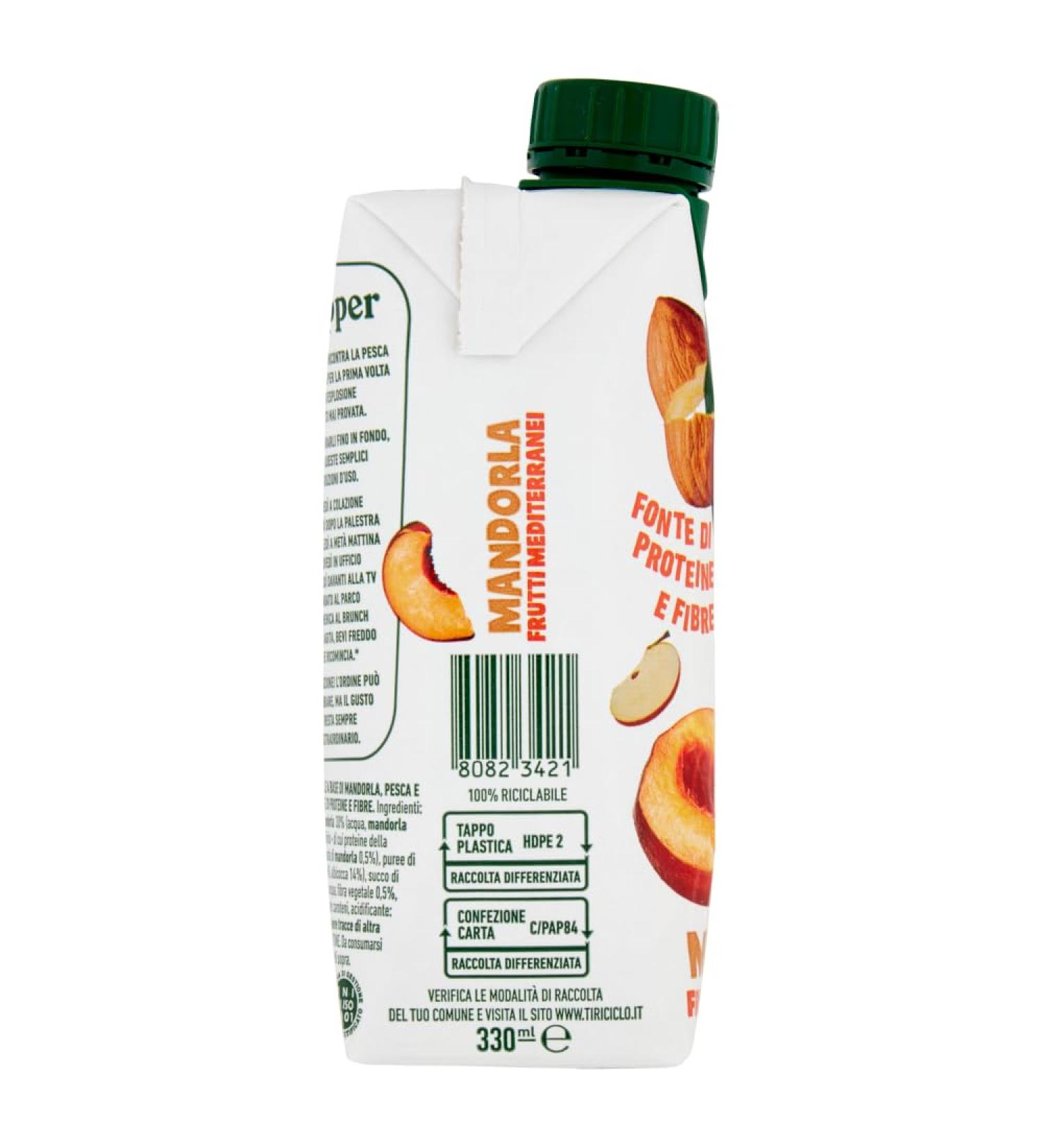 Italian Gourmet E.R. Zuegg Skipper Mediterranean Fruit Almond Bottles 330ml + Polpa Italian Gourmet 400g (Pack of 12) - Buy Online on GoSupps.com