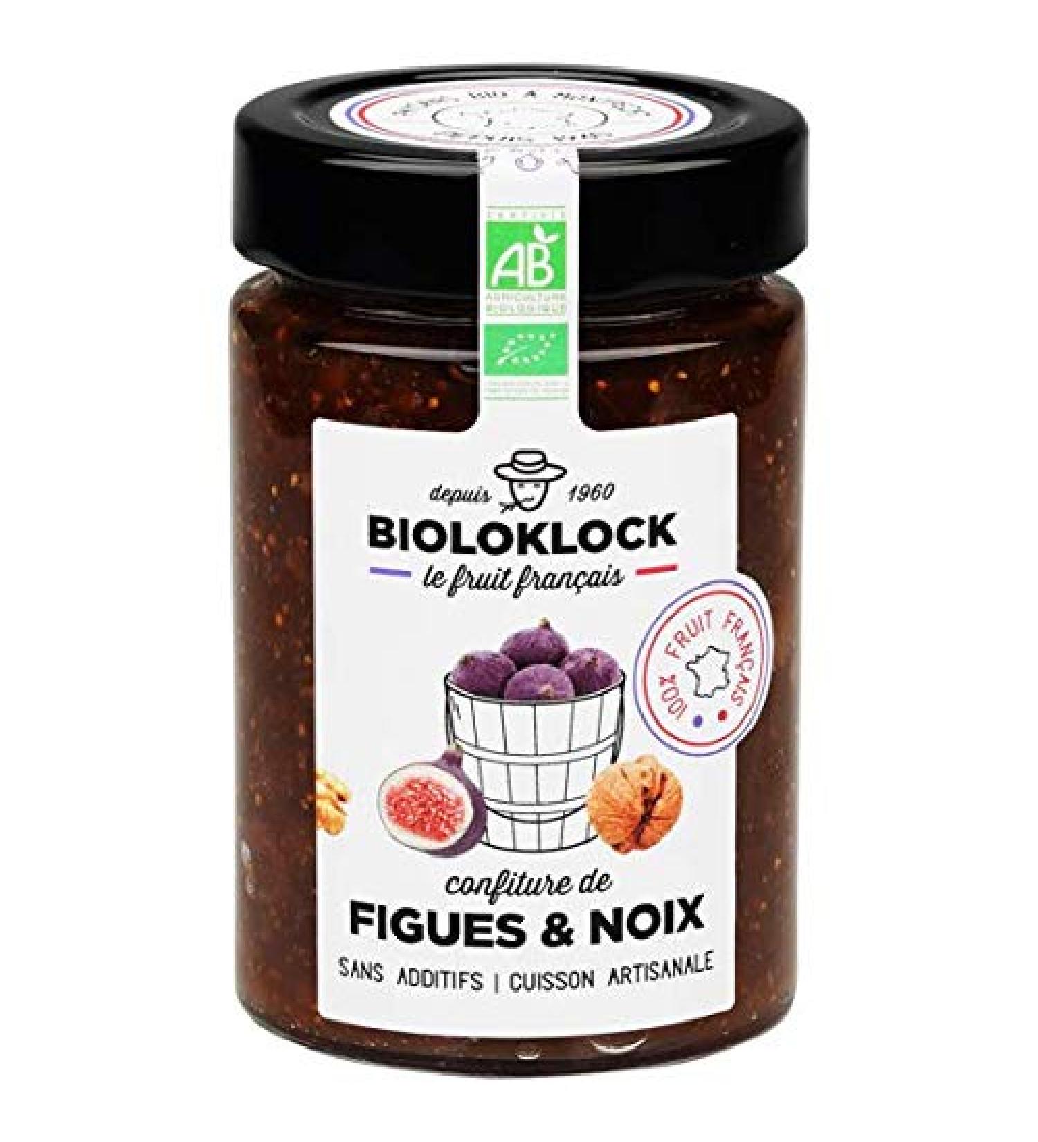 BIOLO'KLOCK Fig Jam Nuts French Fruits 230g