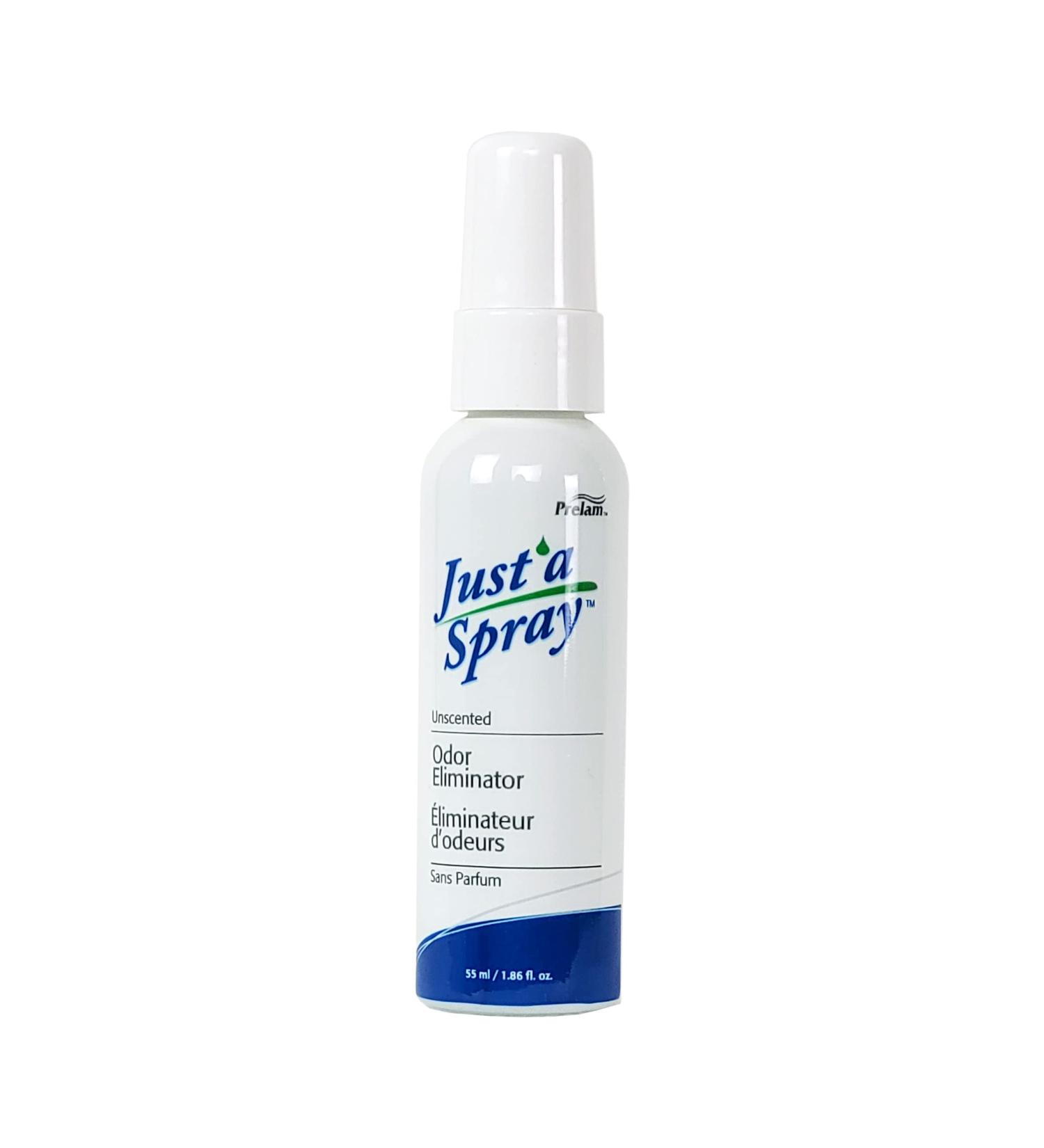Just'a Spray Odor Eliminator Unscented 55 milliliter (55 ml) - Ideal for Ostomy and Commode Use Environmentally Friendly Unscented 55 ml (Pack of 1) - Buy Online on GoSupps.com