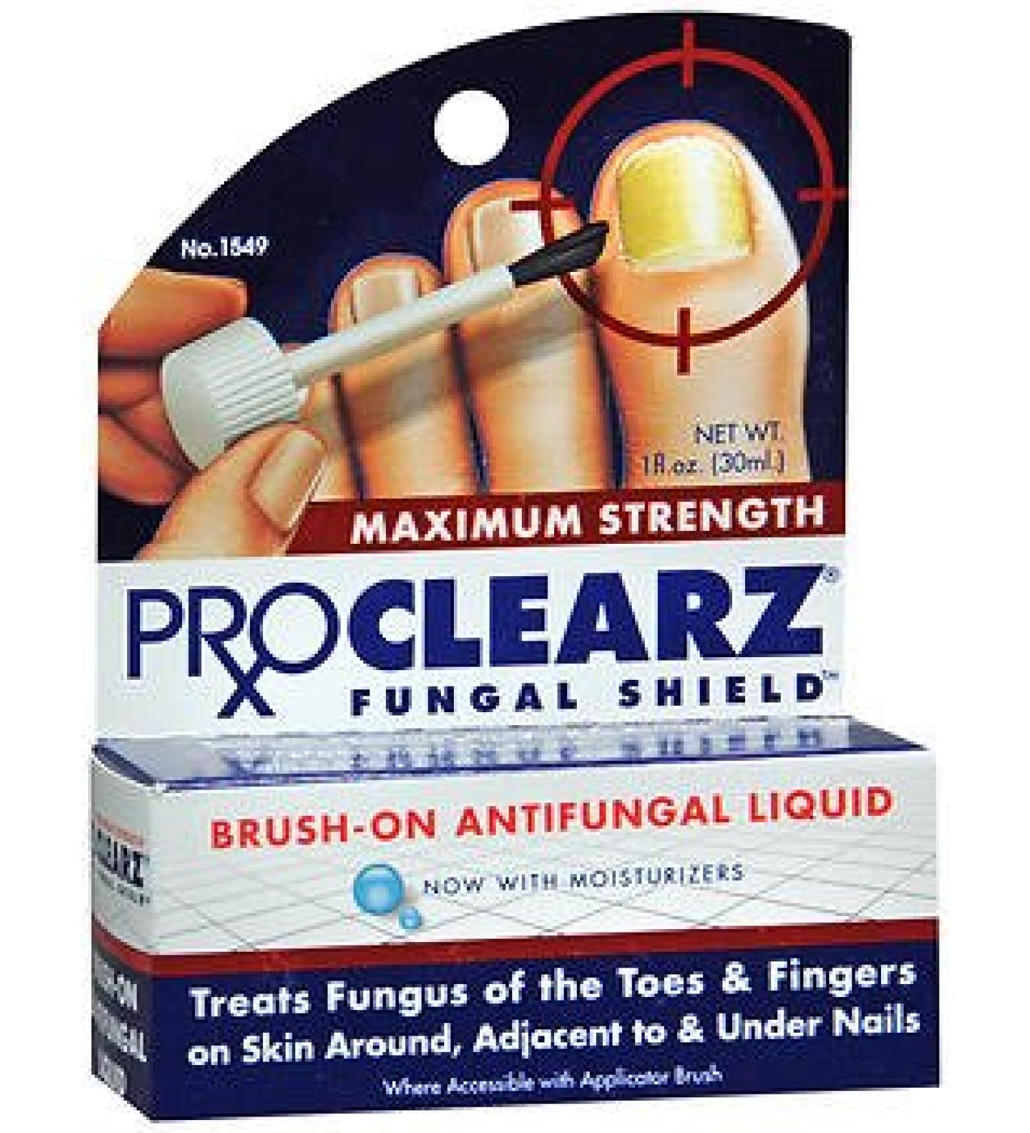 Proclearz Fungal Shield Brush-On Antifungal Liquid Maximum Strength - 1 oz Pack of 3
