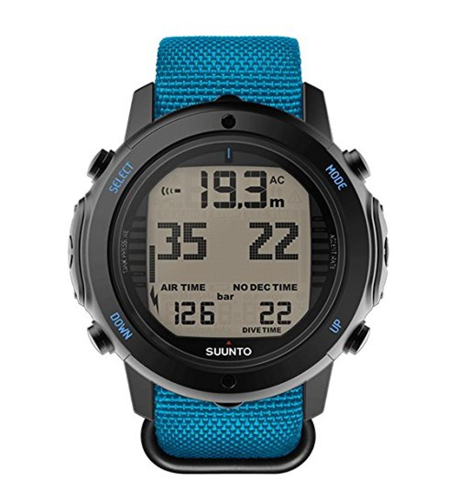 SUUNTO D6i Novo Zulu Scuba Diving Wrist Computer USB Cable Instructor Blue