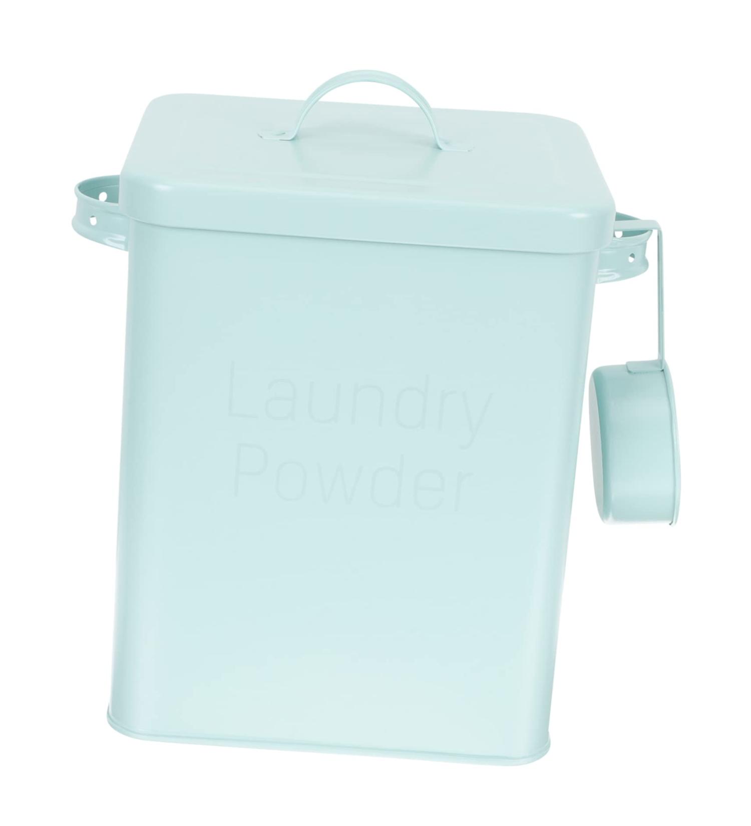 ORFOFE Box Dispenser Washing Laundry Laundry Bucket Softener Beads Iron 1 count (Pack of 1) Light Green - Buy Online on GoSupps.com