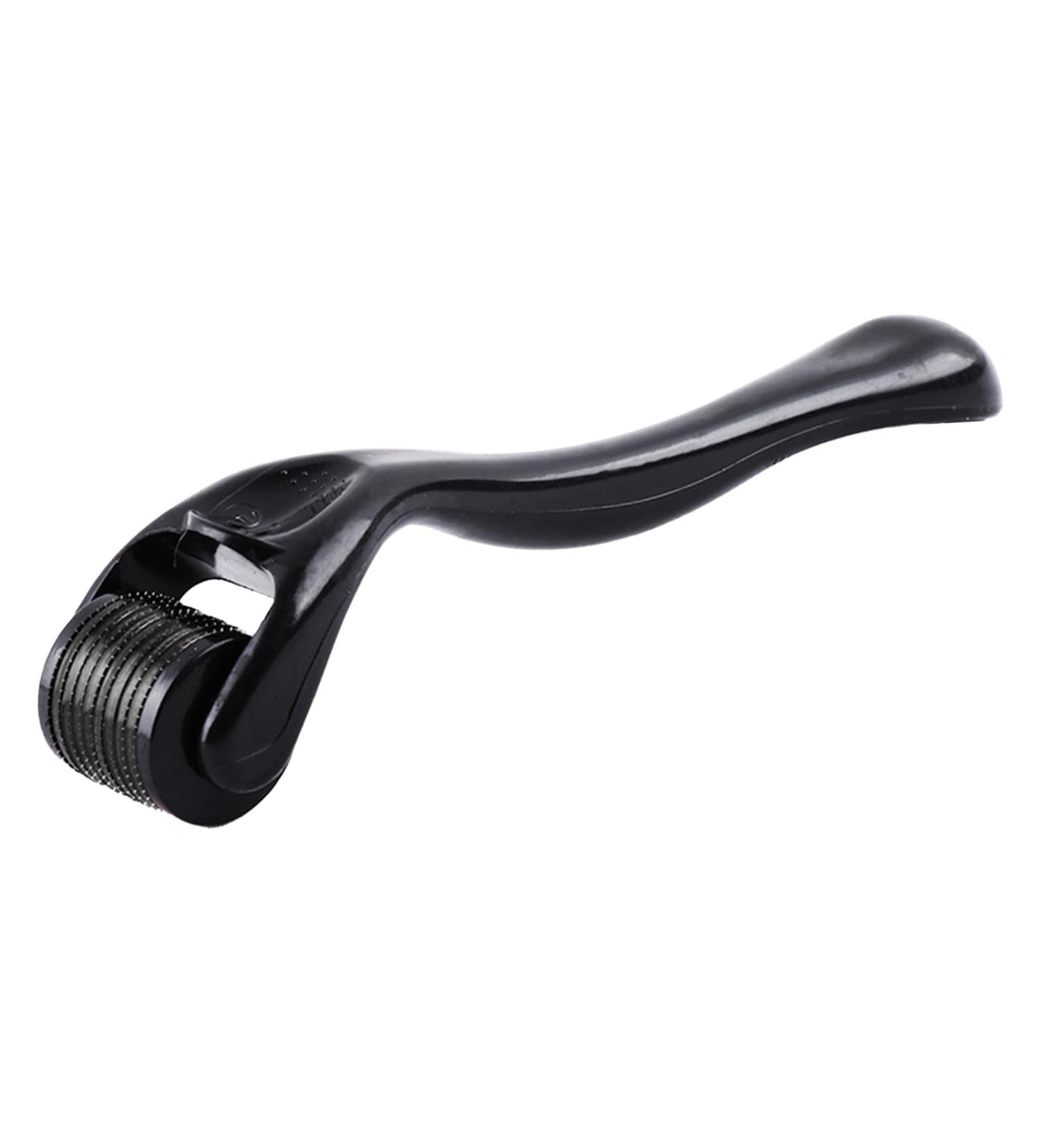 Okaywor Microneedling Roller Hair Growth Roller for Beard Growth Needles in 0.5 mm Hair Roller Roller for Men Matte Black Beard Roller Stimulate Growth of Black - Buy Online on GoSupps.com
