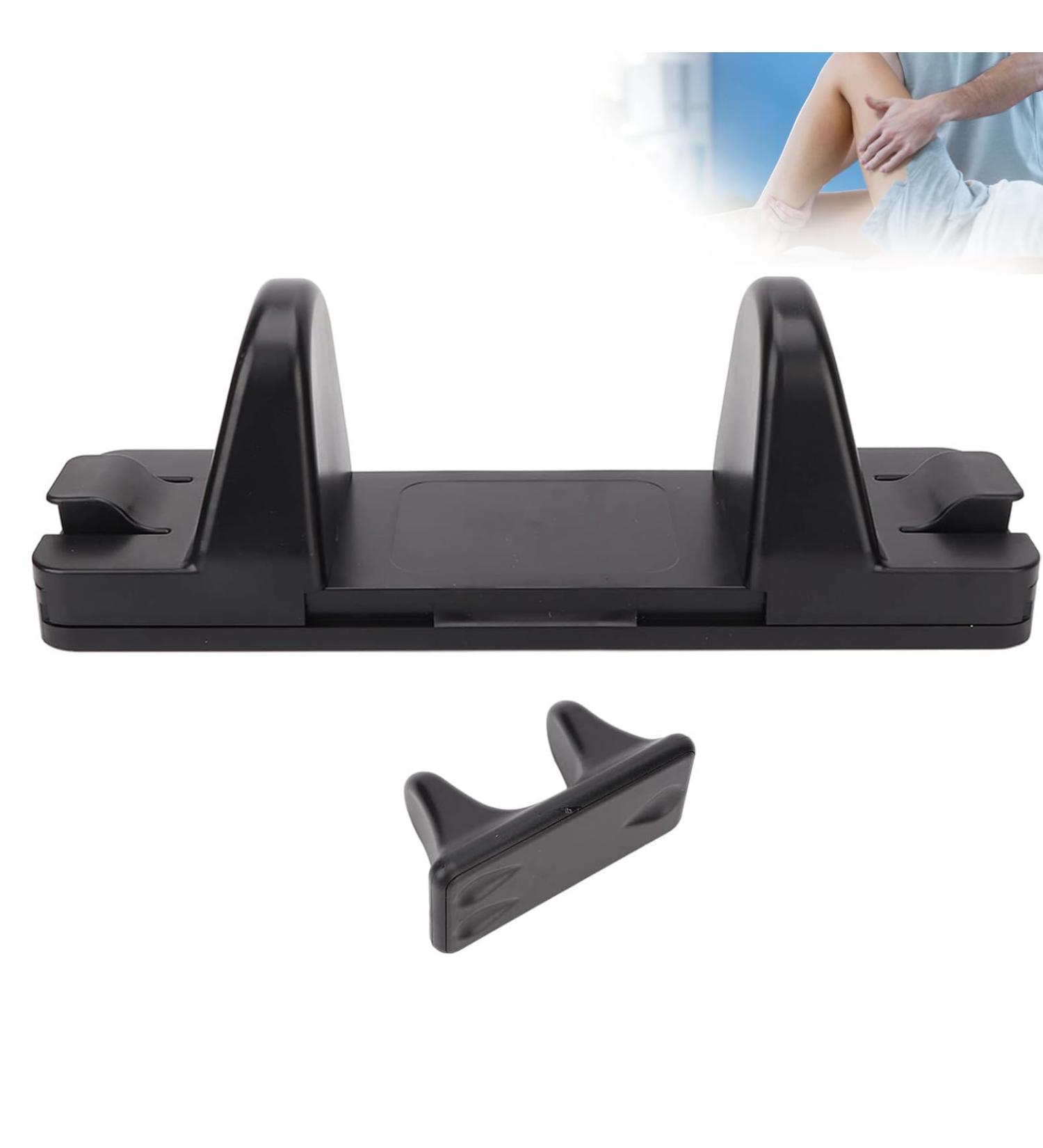 PSOAS Release Tool - Adjustable Deep Tissue Muscle Massage Kit for Men & Women | Portable Back Massager (2 Pieces) - Black - Buy Online on GoSupps.com