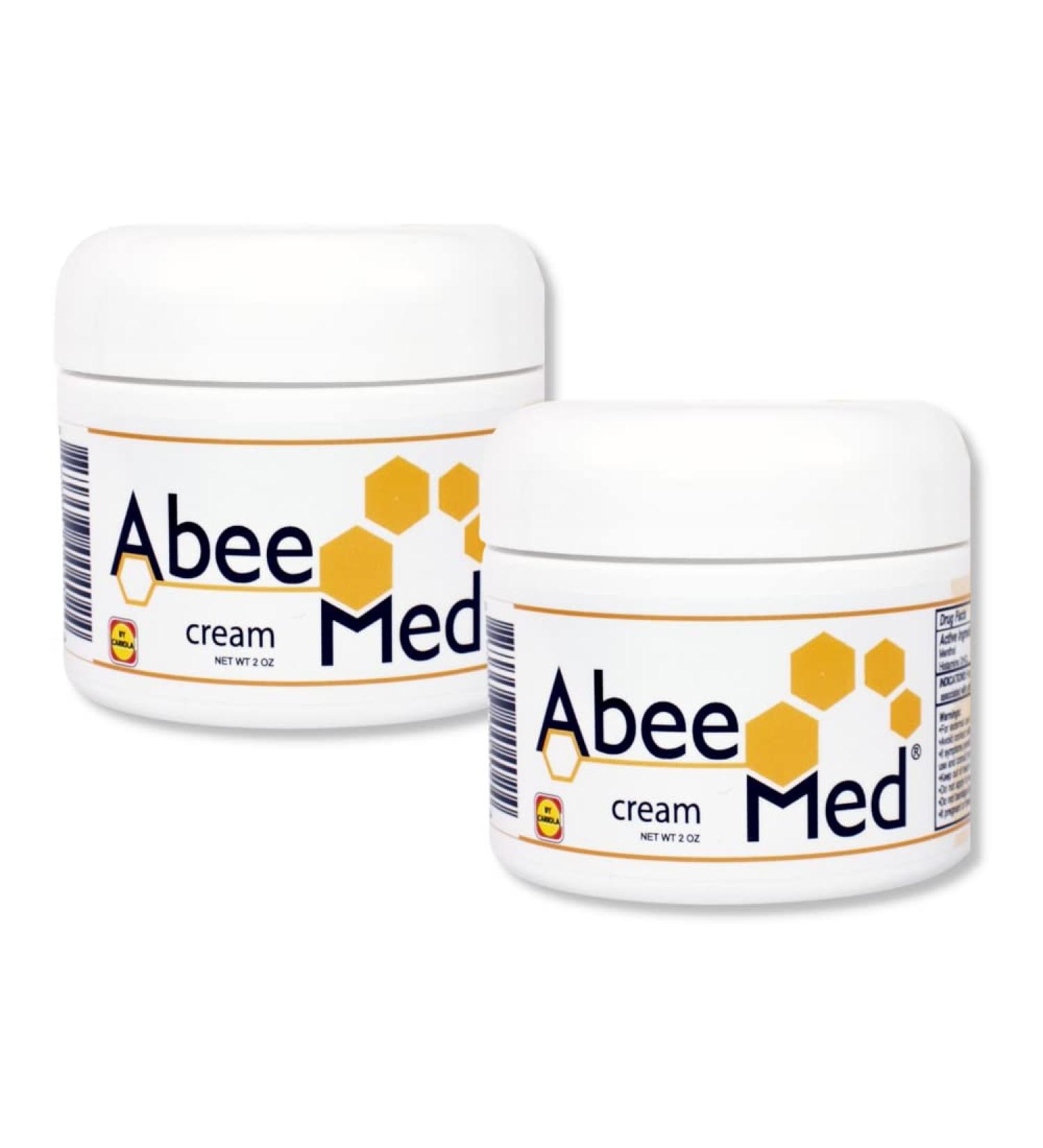 2 oz AbeeMed Cream Pack of 2 - Bee Venom Apitoxin for Neck, Backaches, Joint, and Muscle Pain - Buy Online on GoSupps.com