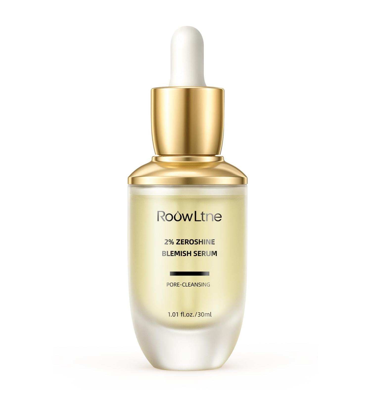 RoowLtne 2% Salicylic Acid Serum for Face: Acne & Blackhead Remover, Pore Reducer for Oily & Acne Prone Skin, Gently Exfoliating Facial Serum with Witch Hazel, 1.01 Fl Oz - Buy Online on GoSupps.com
