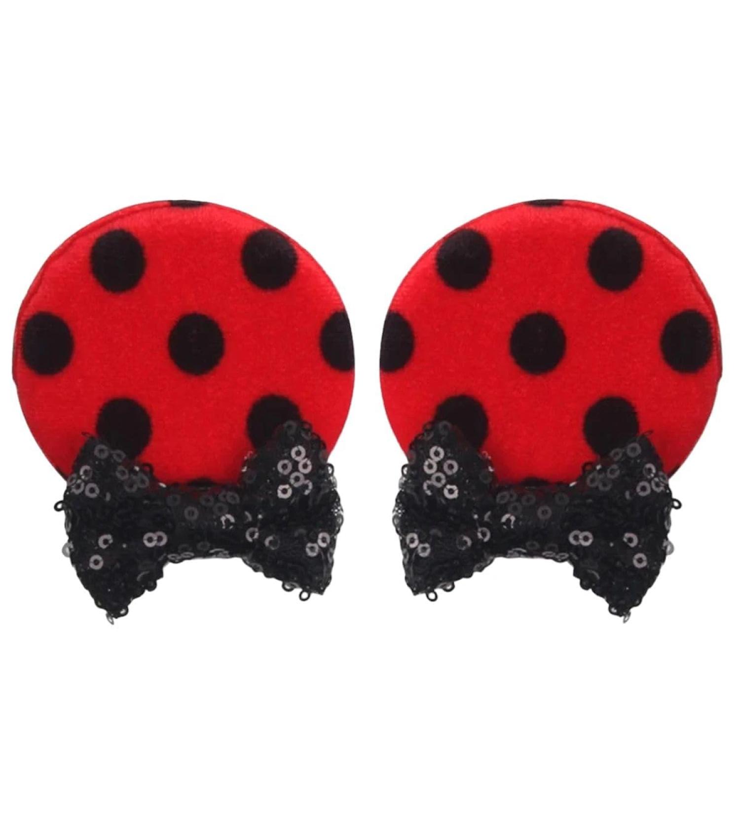 New 2025 New Flower 2.8"Mouse Ears Barrettes Hair Clips For New For Fashion Sequins Bow Decoration Festival Party Hairpins DIY Hair Accessories Jewelry Fashion Accessories Creative Gift - Buy Online on GoSupps.com