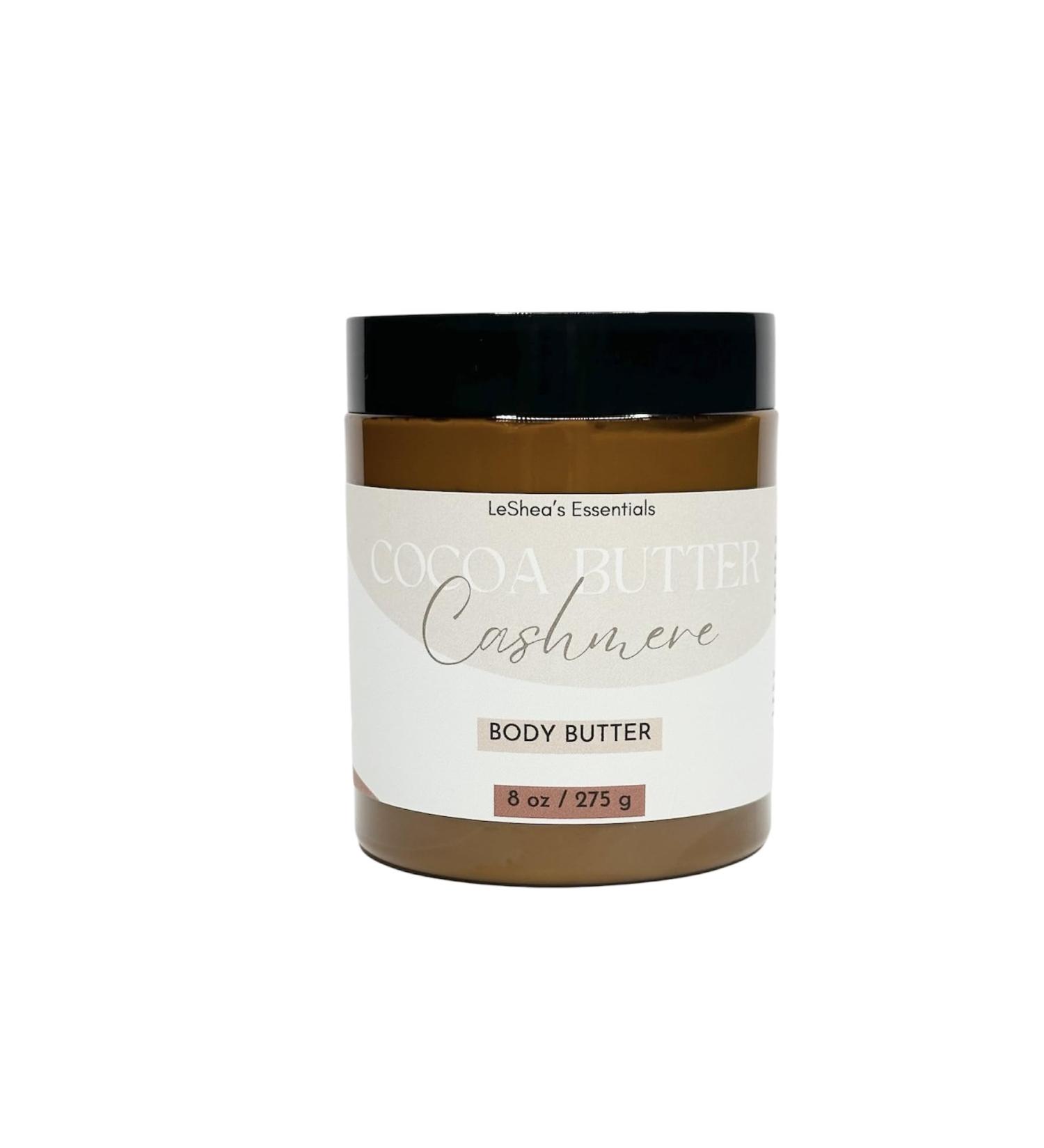 LE SHEA Cocoa Butter Cashmere Body Butter Vegan Skin Cream Moisturizer Shea Butter Mango Vitamin E Oil Hydrating Skin Plant Based Care Thick Lotion for Dry Sensitive Dry Cracked Hands Feet 8 oz - Buy Online on GoSupps.com