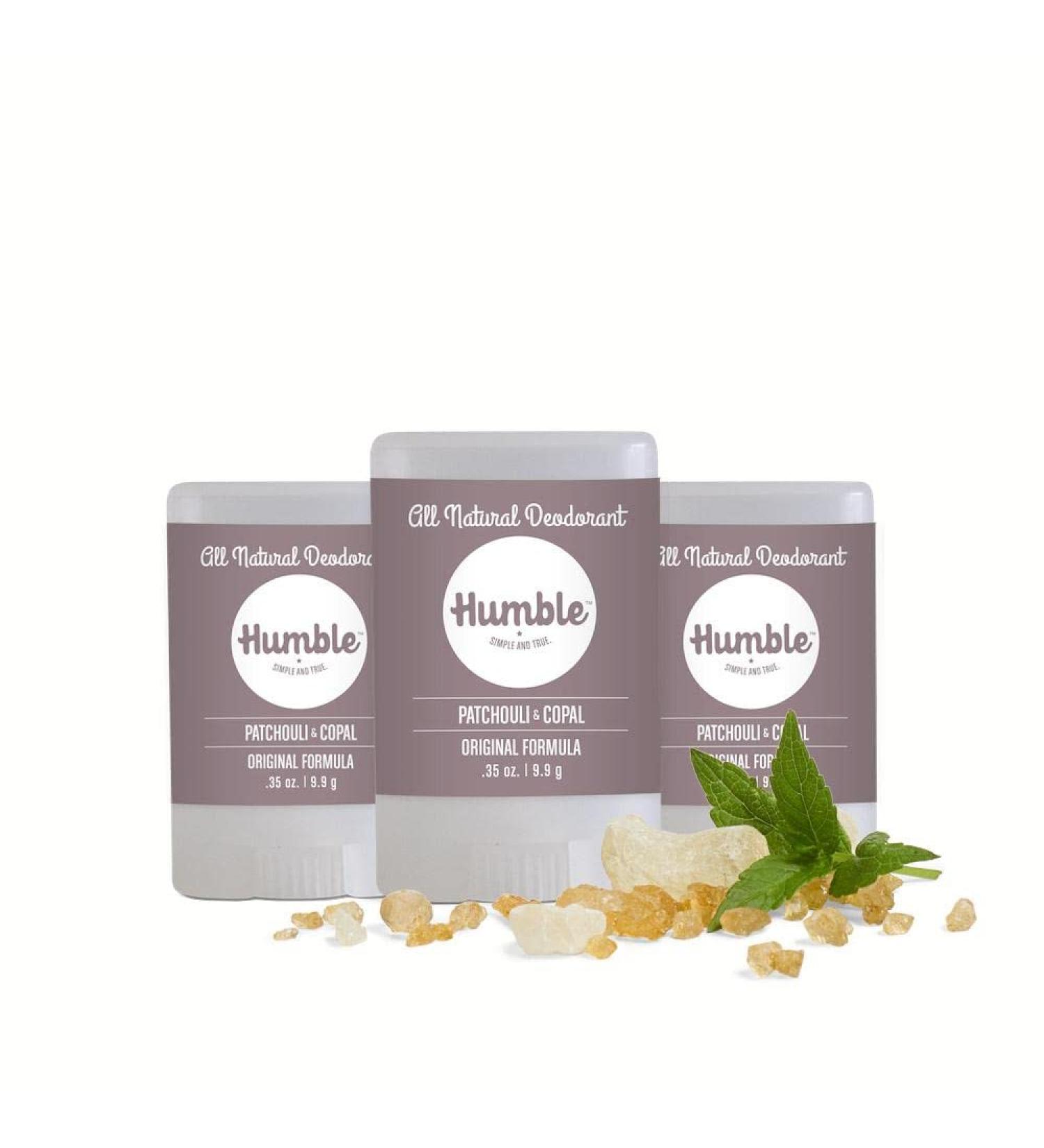 HUMBLE BRANDS Patchouli Copal Frankincense Deodorant 2.5 OZ - Natural Odor Protection - Buy Online on GoSupps.com