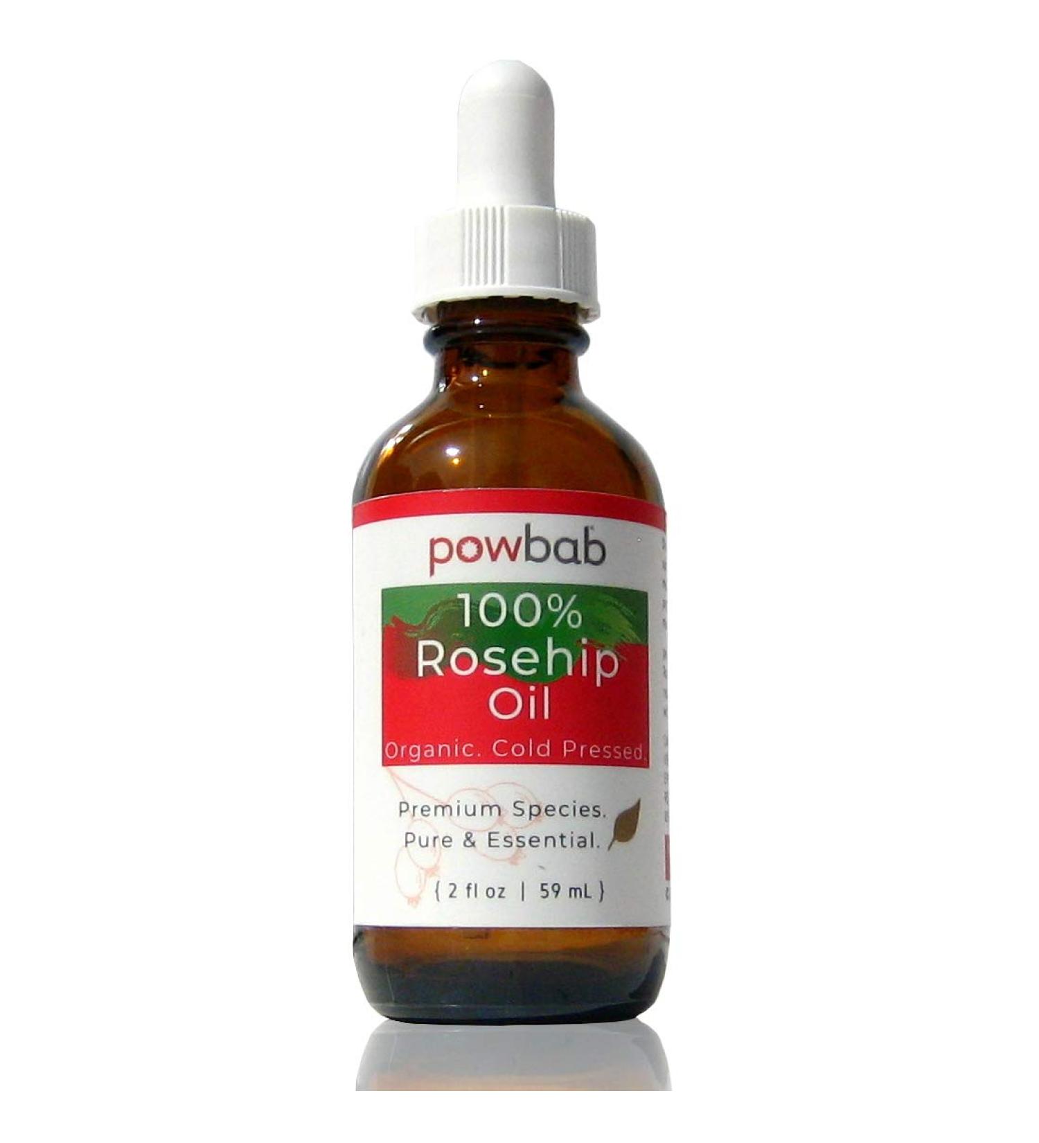 100% Organic Rosehip Oil - Cold Pressed Rosa Rubiginosa for Skin Hair & Nail Repair | Pure Vitamin E Oil for Scars | 2 oz Fair Trade - Buy Online on GoSupps.com