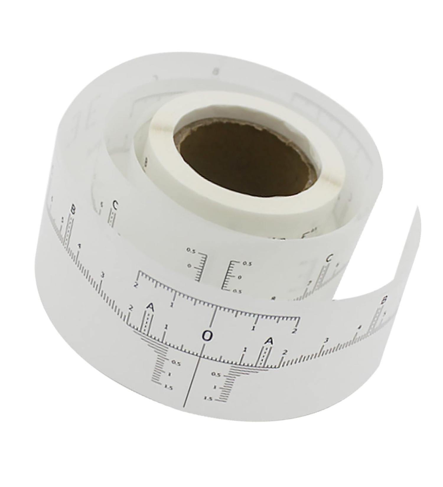 Housoutil 1 Roll Disposable Ruler Stickers Reusable Eyebrow Ruler Disposable Eyebrow Ruler Make up Tool - Buy Online on GoSupps.com