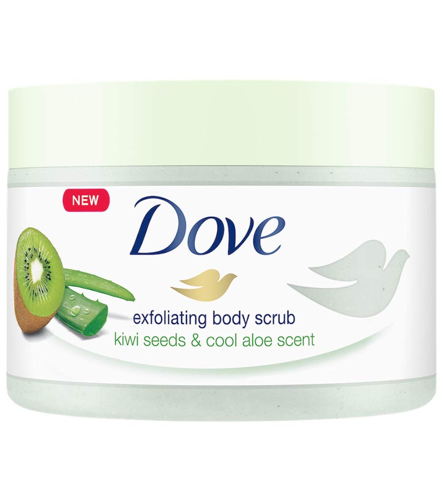 Dove Exfoliating Body Polish - Crushed Macadamia & Rice Milk 10.5 oz | Smooth & Nourish Skin - Buy Online on GoSupps.com