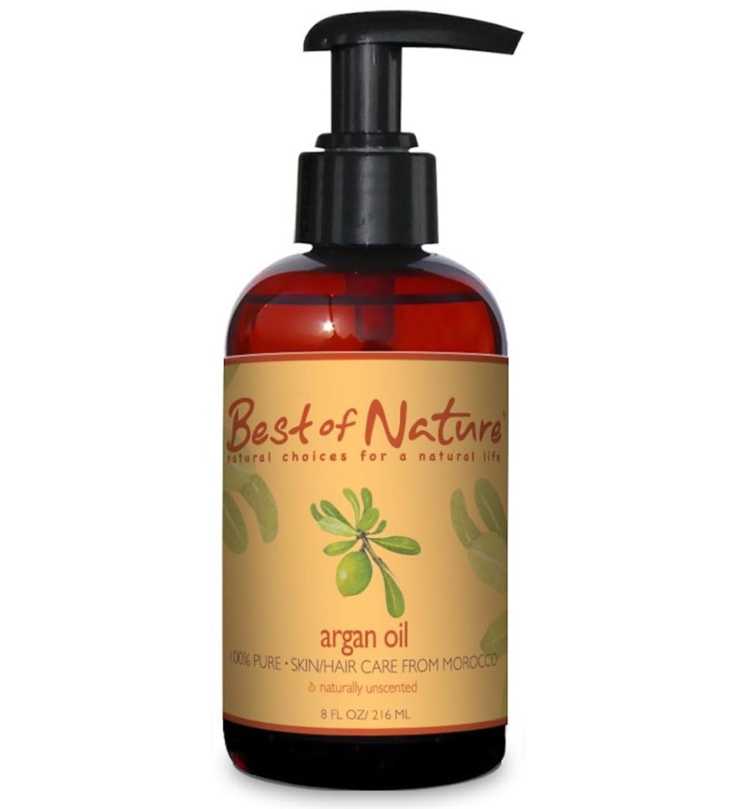 Argan Body Oil -8oz- 100% Pure & Natural From Moroccan Argan Tree- For Body & Hair! 8 Fl Oz (Pack of 1) - Buy Online on GoSupps.com