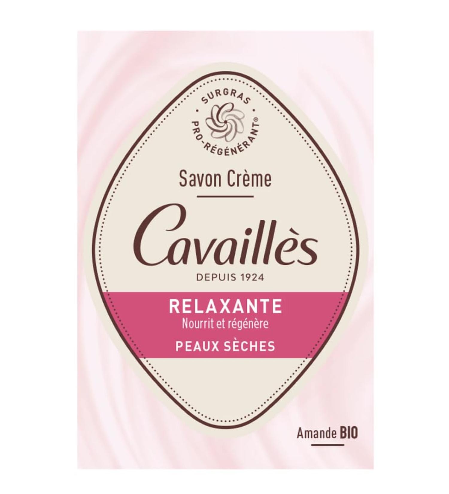 ROGE CAVAILLES Cavaill s - Solid Soap Relaxing Cream for Dry Skin Organic Almond 100g