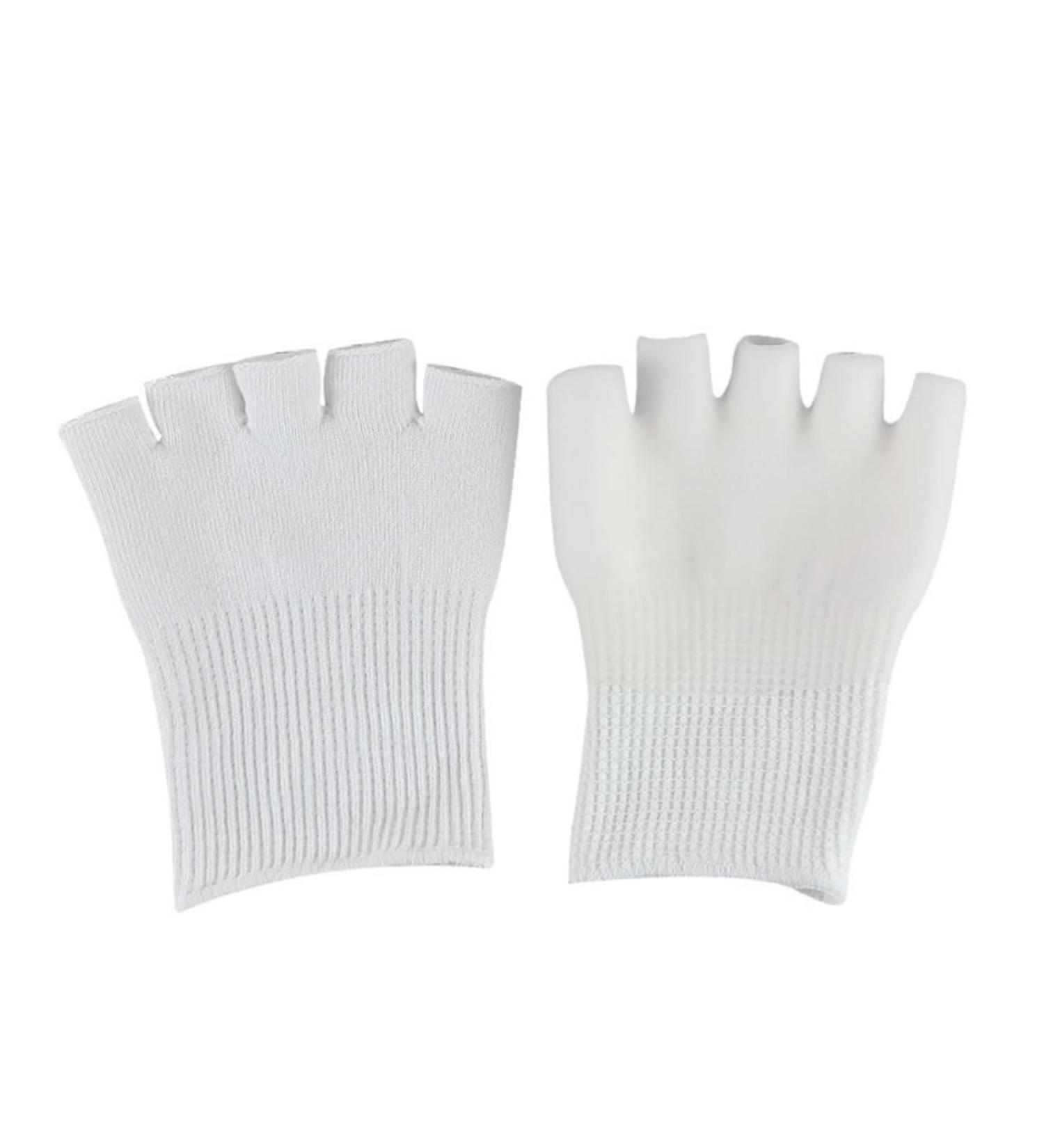 BIUDECO 1 Pair Gel Toe Socks Big Toe Separators Open Toe Gel Socks Men Dry Cracked Heels Socks Moisturizing Socks Cracked Foot Socks Fingerless Gloves Gel Socks for Feet White - Buy Online on GoSupps.com