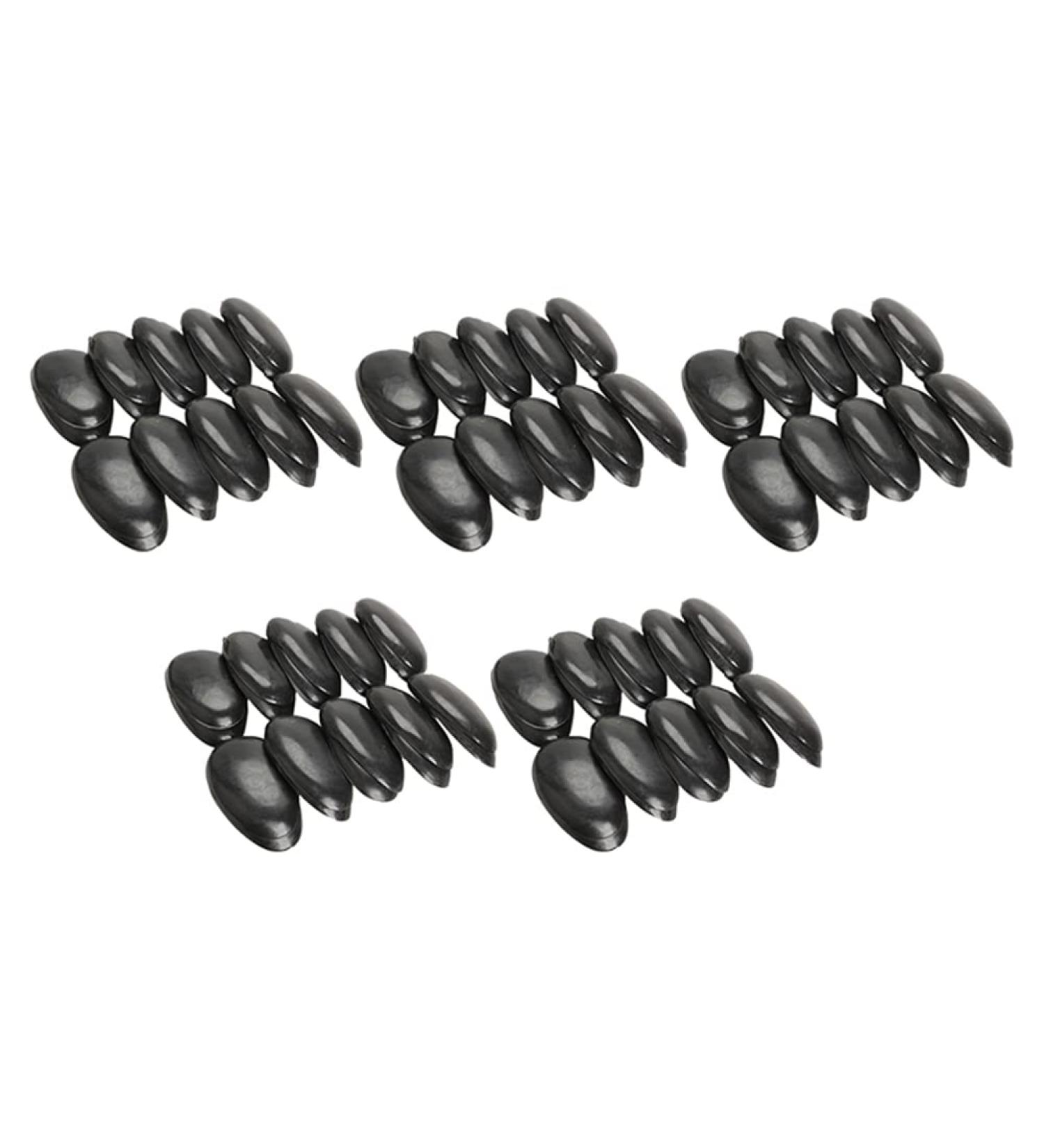 jumbans 50 Pairs Black Plastic Hairdressing Coloring Ear Cover Protector - Buy Online on GoSupps.com