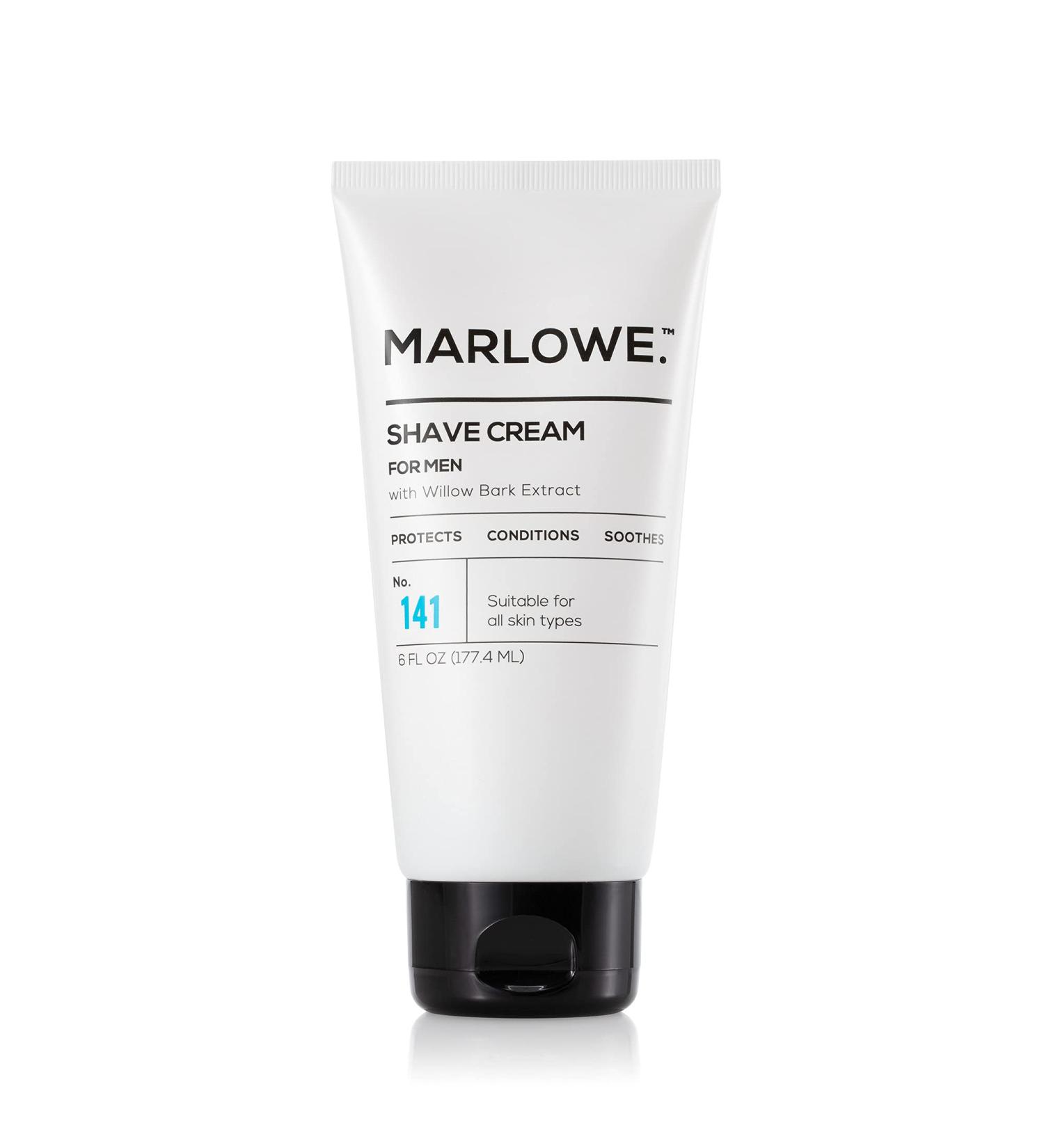 Marlowe Men's Shave Cream No. 141 | 6 fl oz - Smooth, Hydrating Shaving Cream - Buy Online on GoSupps.com
