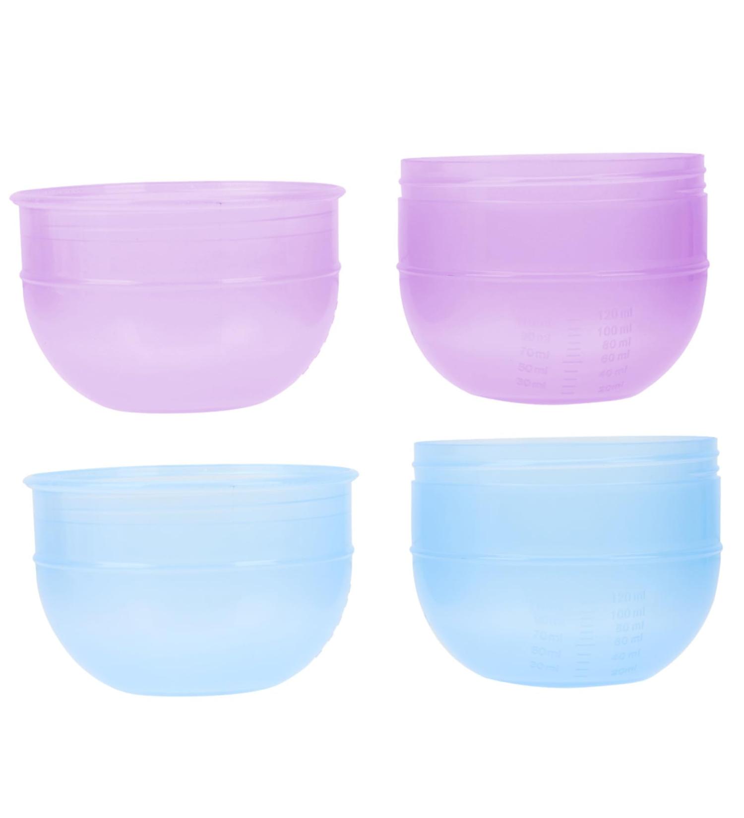 Homoyoyo Gobelet M langeur Pour Coiffure Lot De 2 Bol Transparent Et Graduations Faciles Pour M lange Pr cis De Teinture Cheveux En Salon Domicile - Buy Online on GoSupps.com