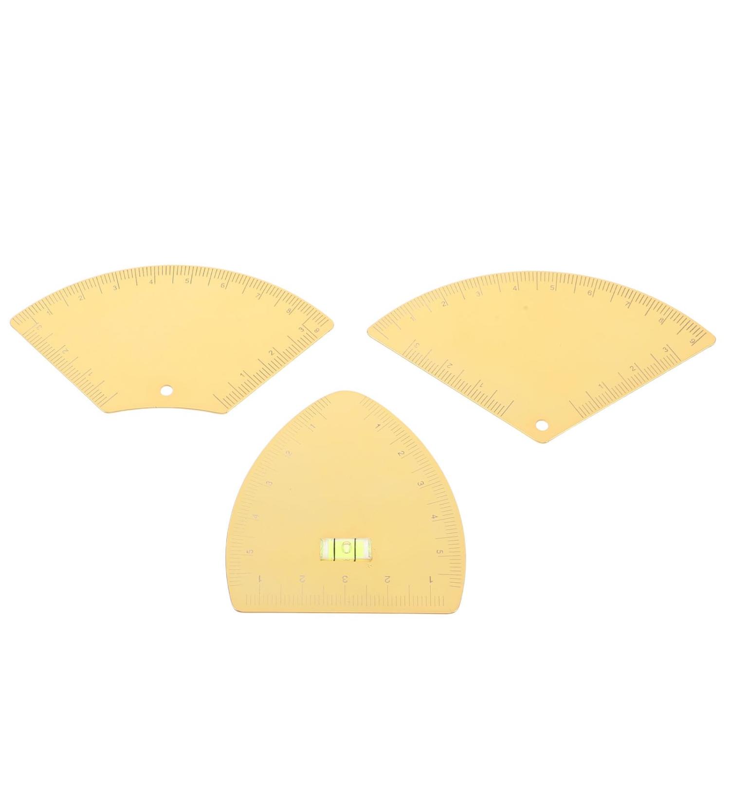 Happyyami Lot de 3 r gles de pr cision pour sourcils - Gabarit de maquillage pour le tra age des sourcils - Outil de mesure et de positionnement des pour une mise en forme dor e - Buy Online on GoSupps.com