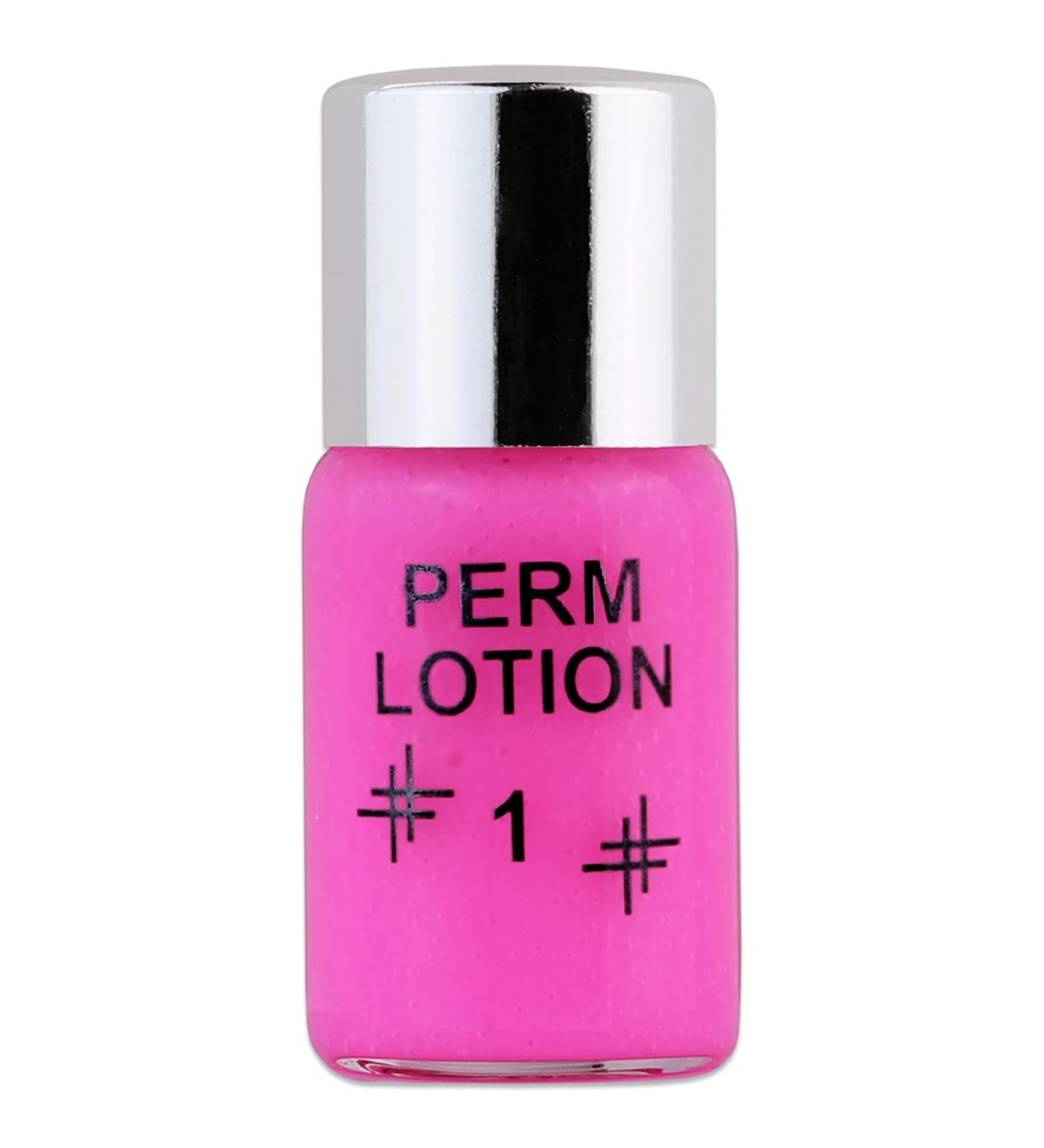 Premium Dolly's Lash Perm Lotion Pink Bottle- Number 1 Perm Lotion - Strong Hold  Curling  Perming  Eyelash Lifting