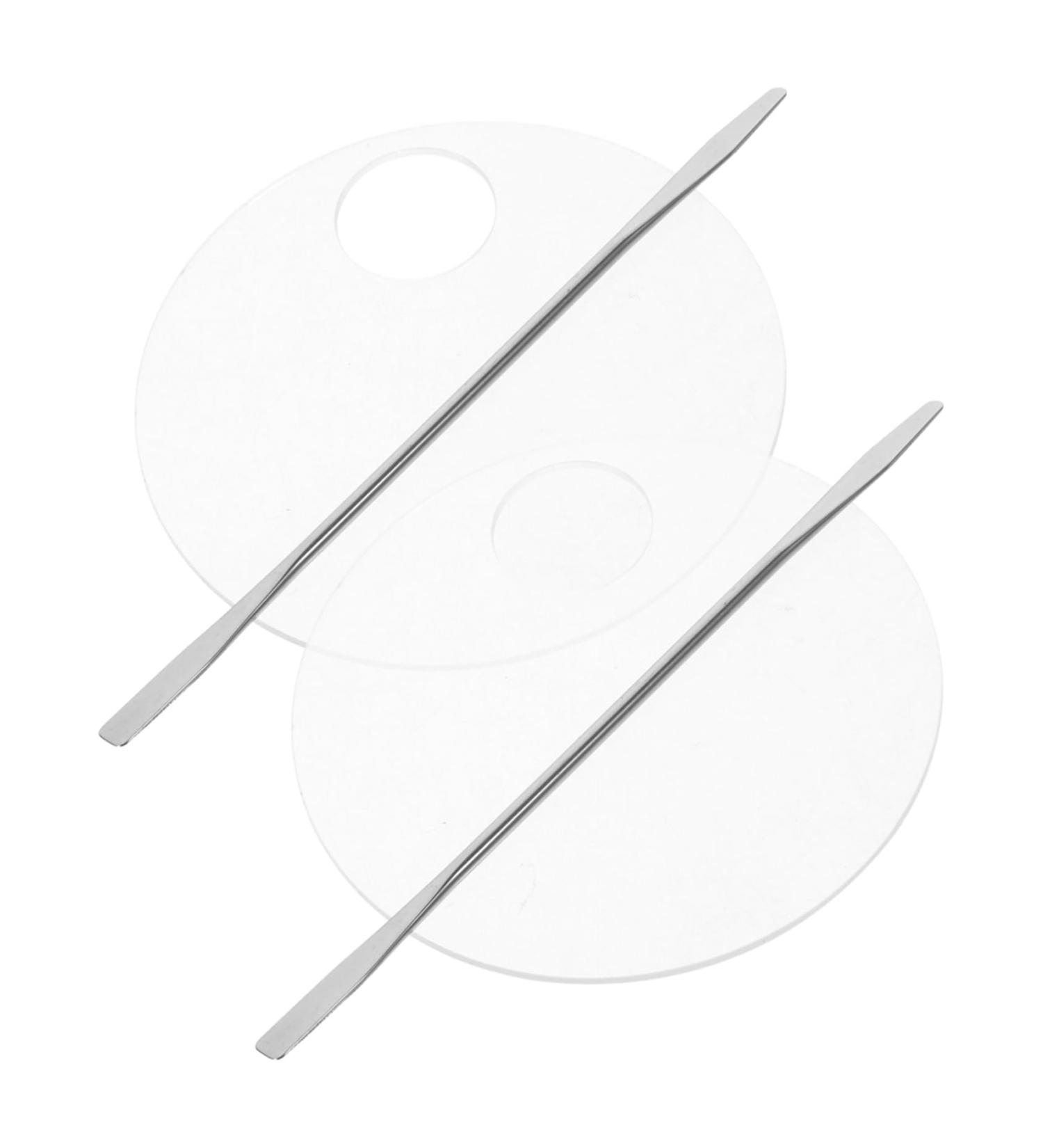  Ipetboom Ipetboom Cosmetic Mixing Palette with 1 Spatula Foundation Mixing Tray Travel Size Palette for Beginner Artists - Buy Online on GoSupps.com