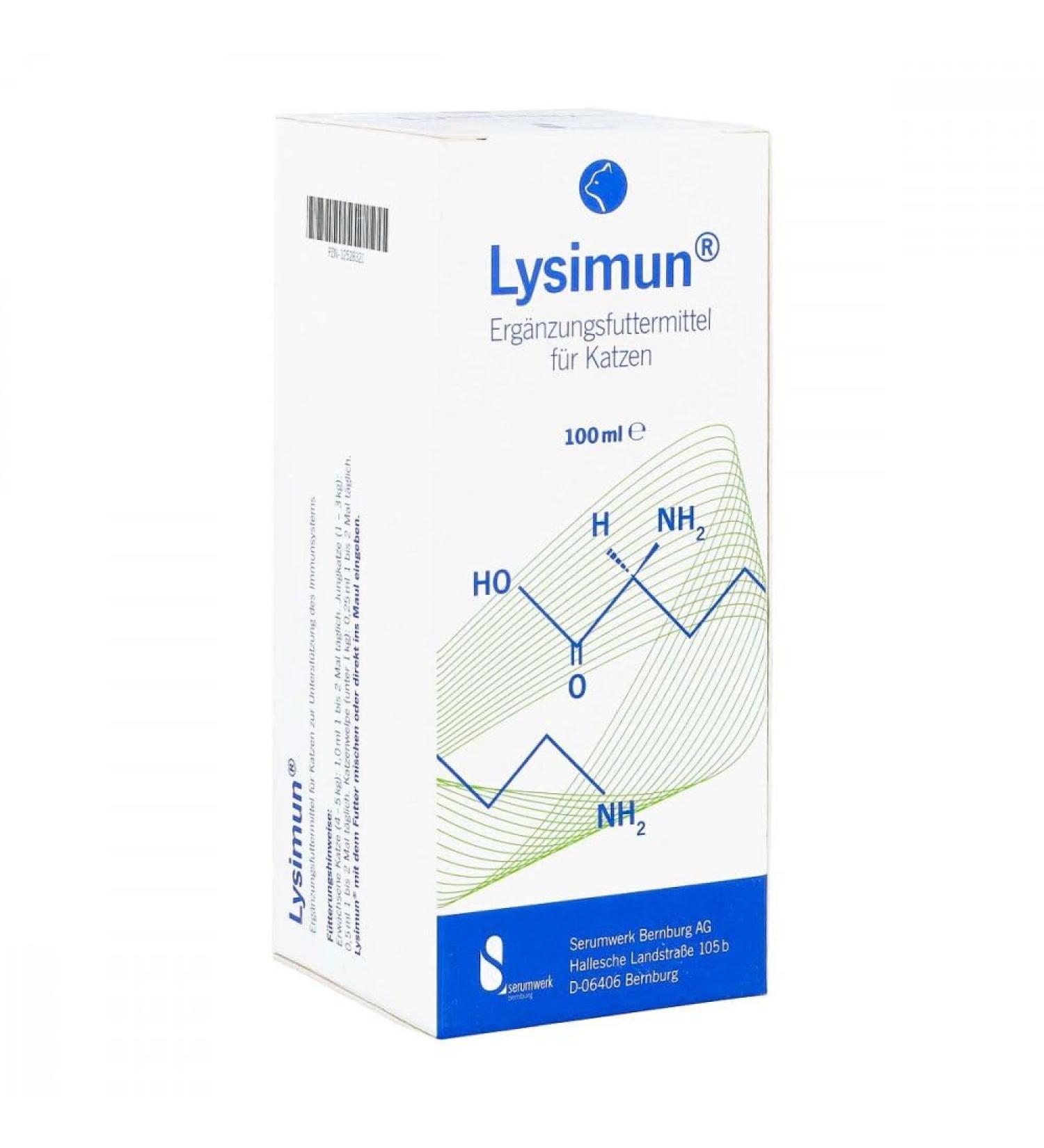 LYSIMUN Supplementary Food for Cats - 100 ml | Enhance Your Cat's Health - International Shipping Available - Buy Online on GoSupps.com