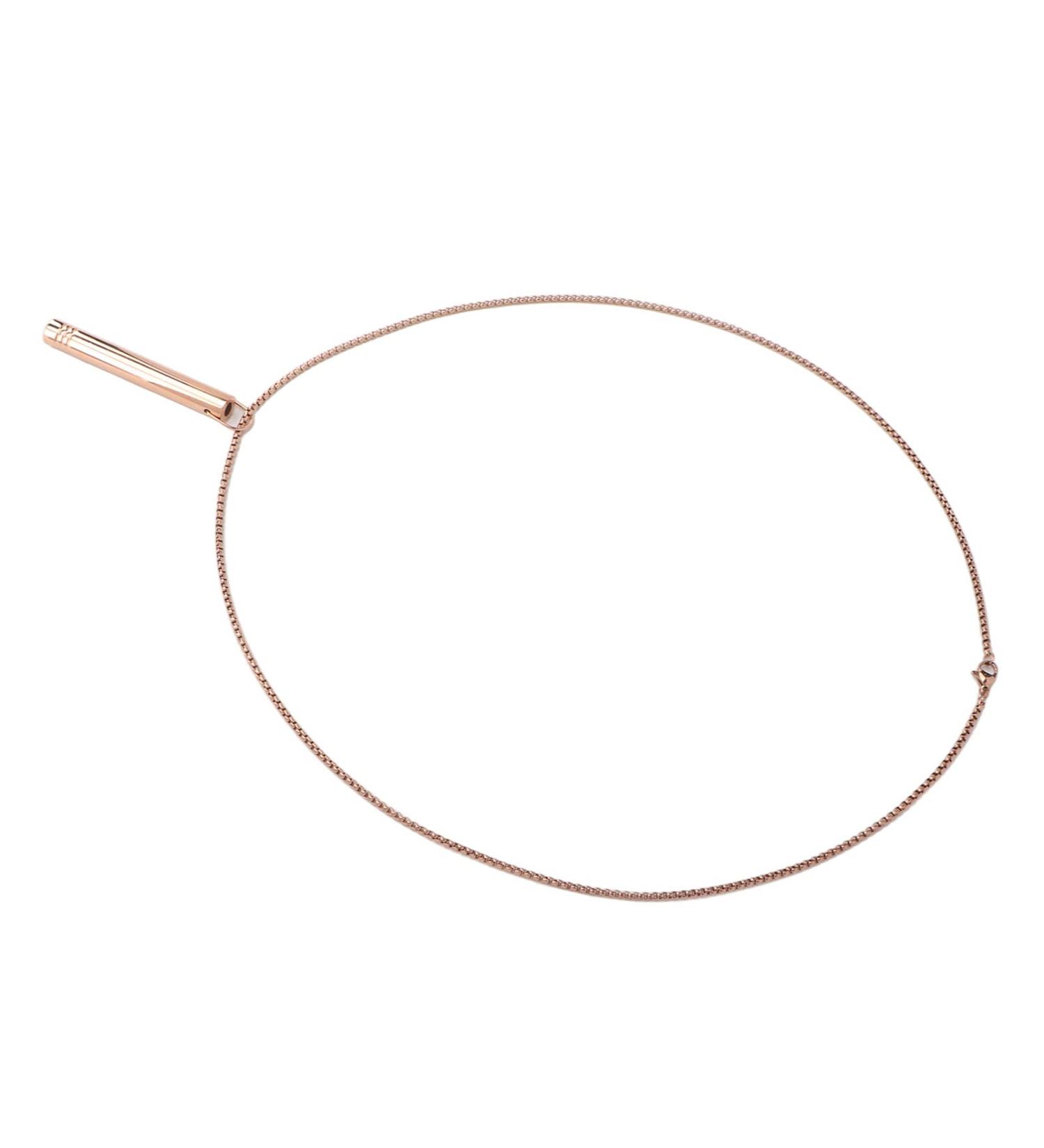 Breathing Exercise Necklace Relieving Stress Mindful Necklace Increasing Lung Volume Skinfriendly Steel for Men Daily Wear (Rose Gold) - Buy Online on GoSupps.com