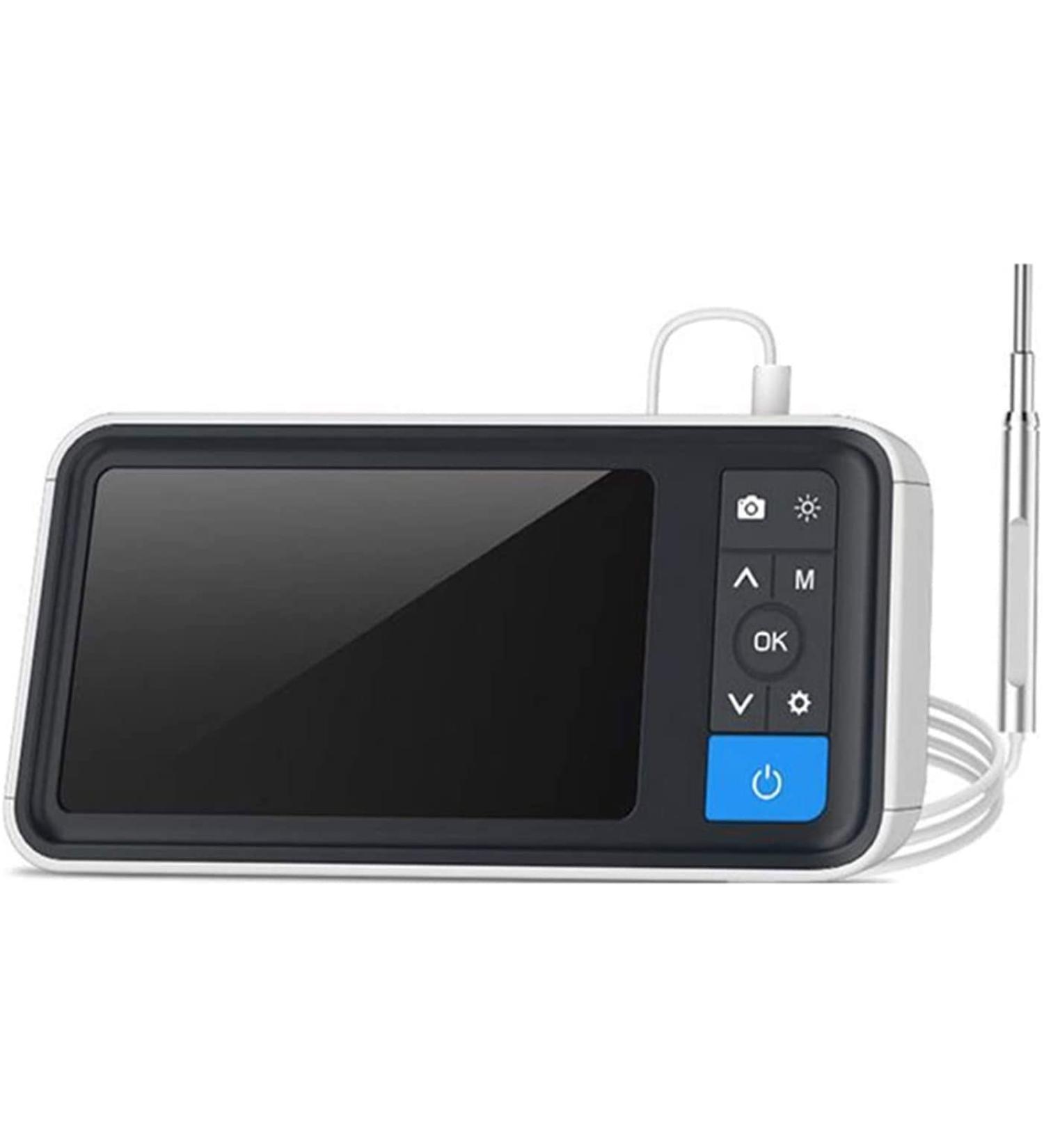KouRy Wireless Ear Wax Removal Tool Camera - Smart Visual Ear Cleaner with 32G Card & 6 LED Lights | IP67 Waterproof Ear Otoscope for Smartphones (Black - Buy Online on GoSupps.com