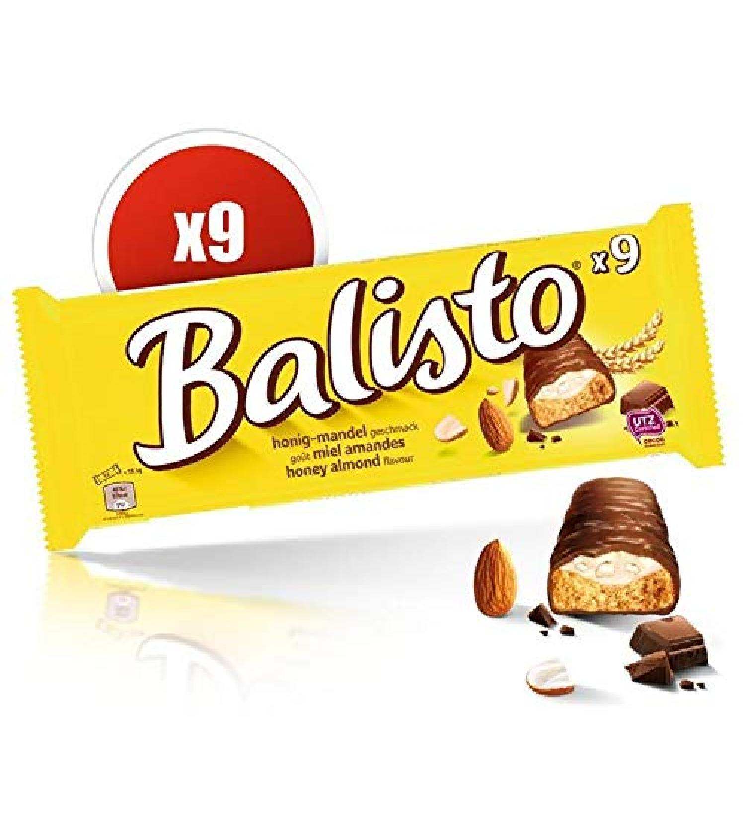 BALISTO - Milk Honey Almond Bars 166G - Pack of 4 - Buy Online on GoSupps.com