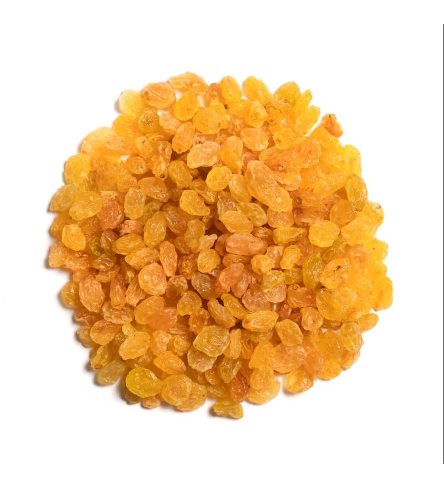 Golden Medium Raisins 2X1Kg (2Kg) | whole bleached South African Thompson Seedless grapes | Perfect For Baking Cooking or Snacking - Buy Online on GoSupps.com