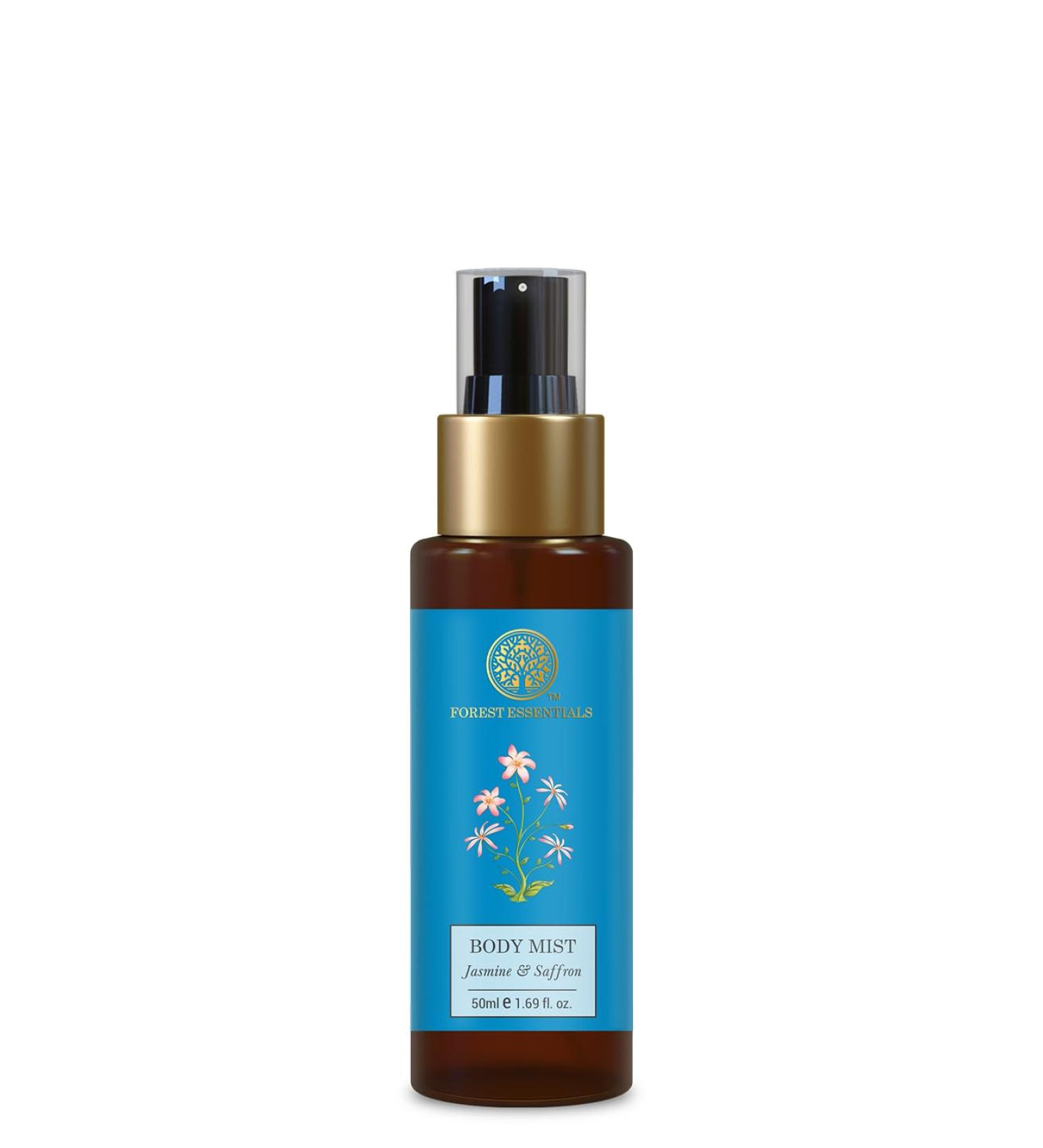 Travel Size Body Mist Jasmine & Saffron 50ml (Body Spray) - Buy Online on GoSupps.com