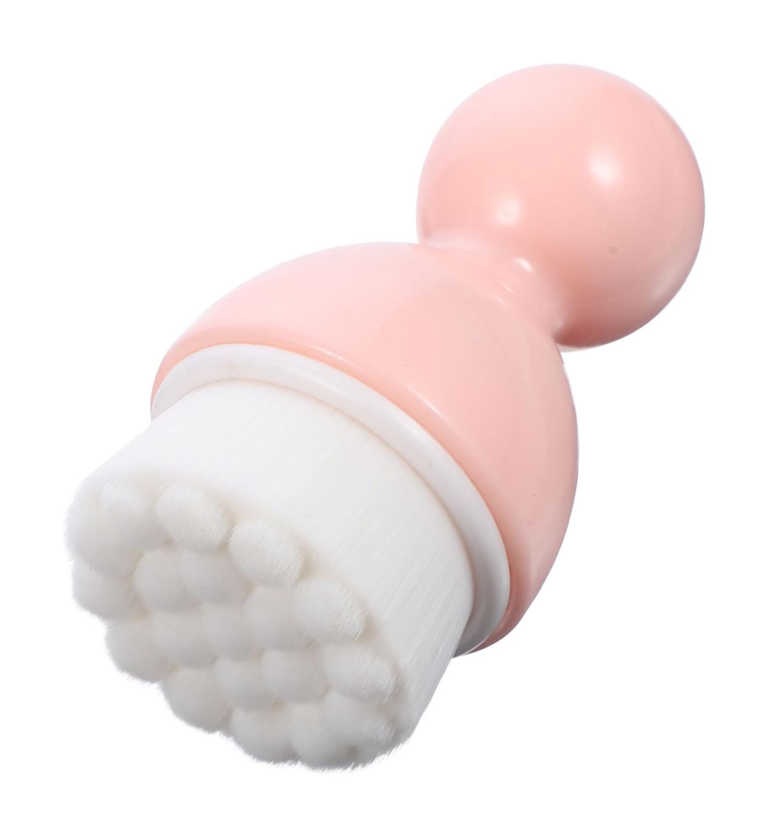 minkissy 1pc Cleansing Brush Liquid Makeup Mineral Foundation Powder Handheld Scrubber Face Brush Travel Brush Face Body Brush Facial Cleansing Brush Compact Face Brush Travel Pink - Buy Online on GoSupps.com
